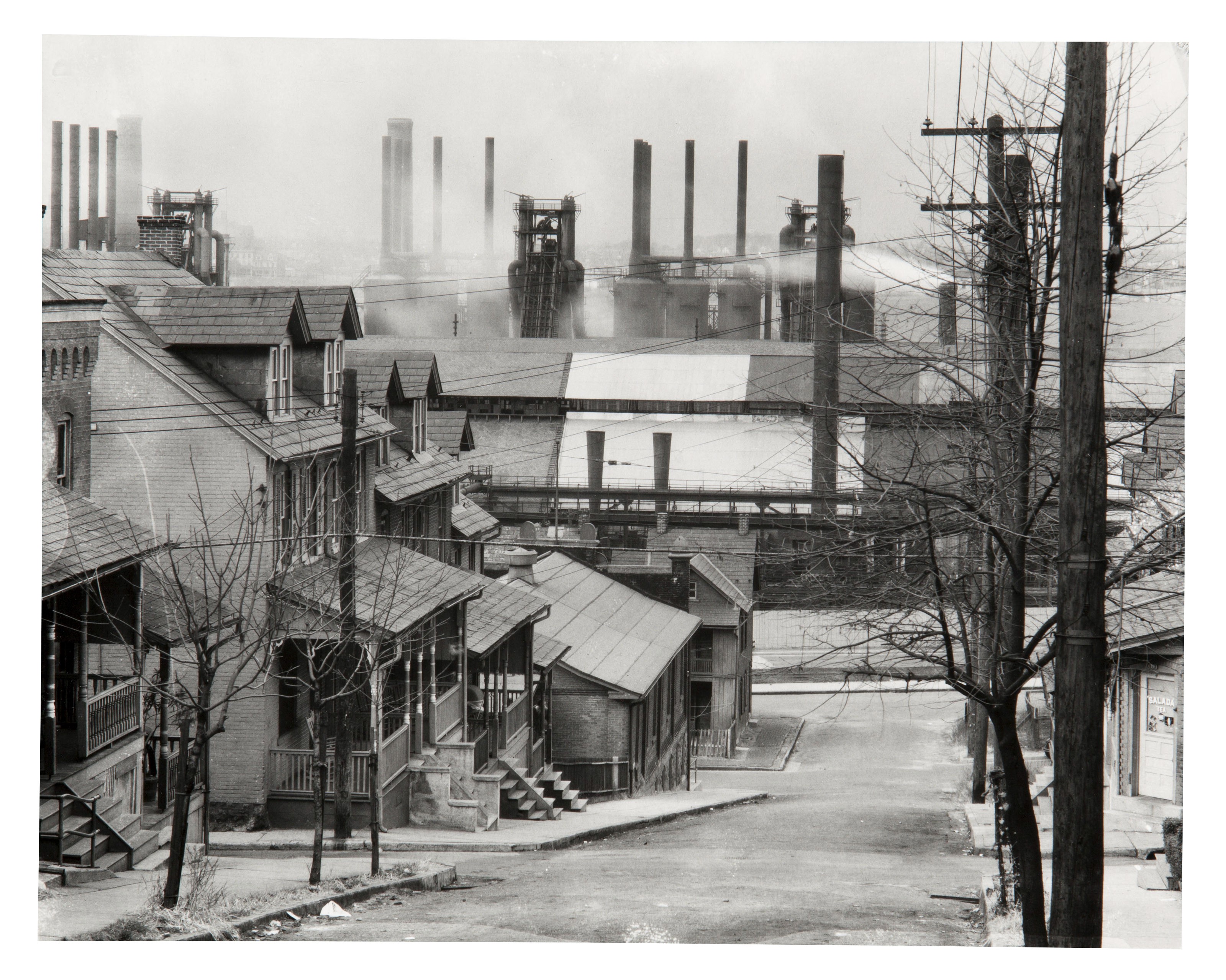 WALKER EVANS (19031975), Houses and Steel Mills, Bethlehem