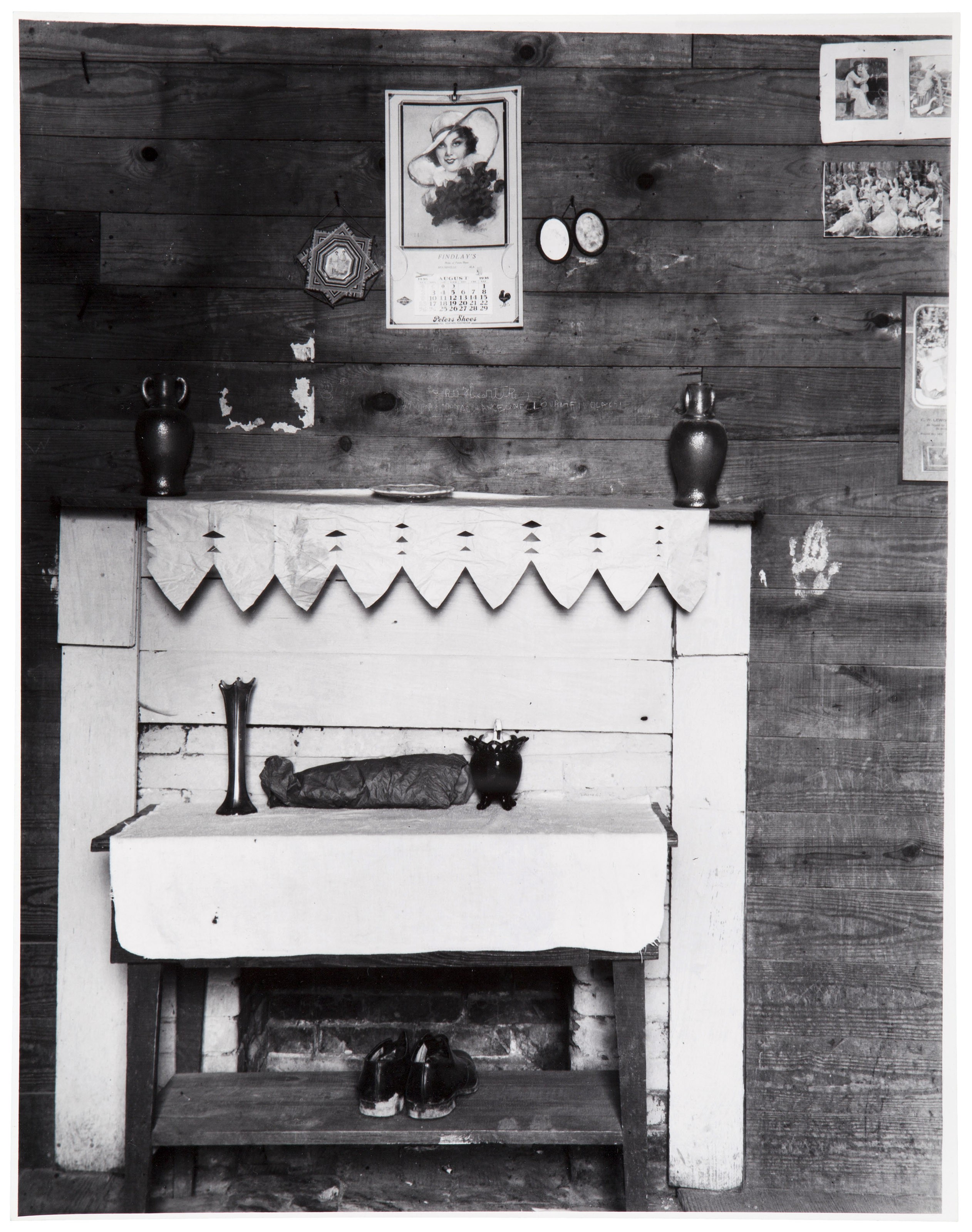 WALKER EVANS (19031975), Bedroom, Burroughs Family Cabin, Hale County