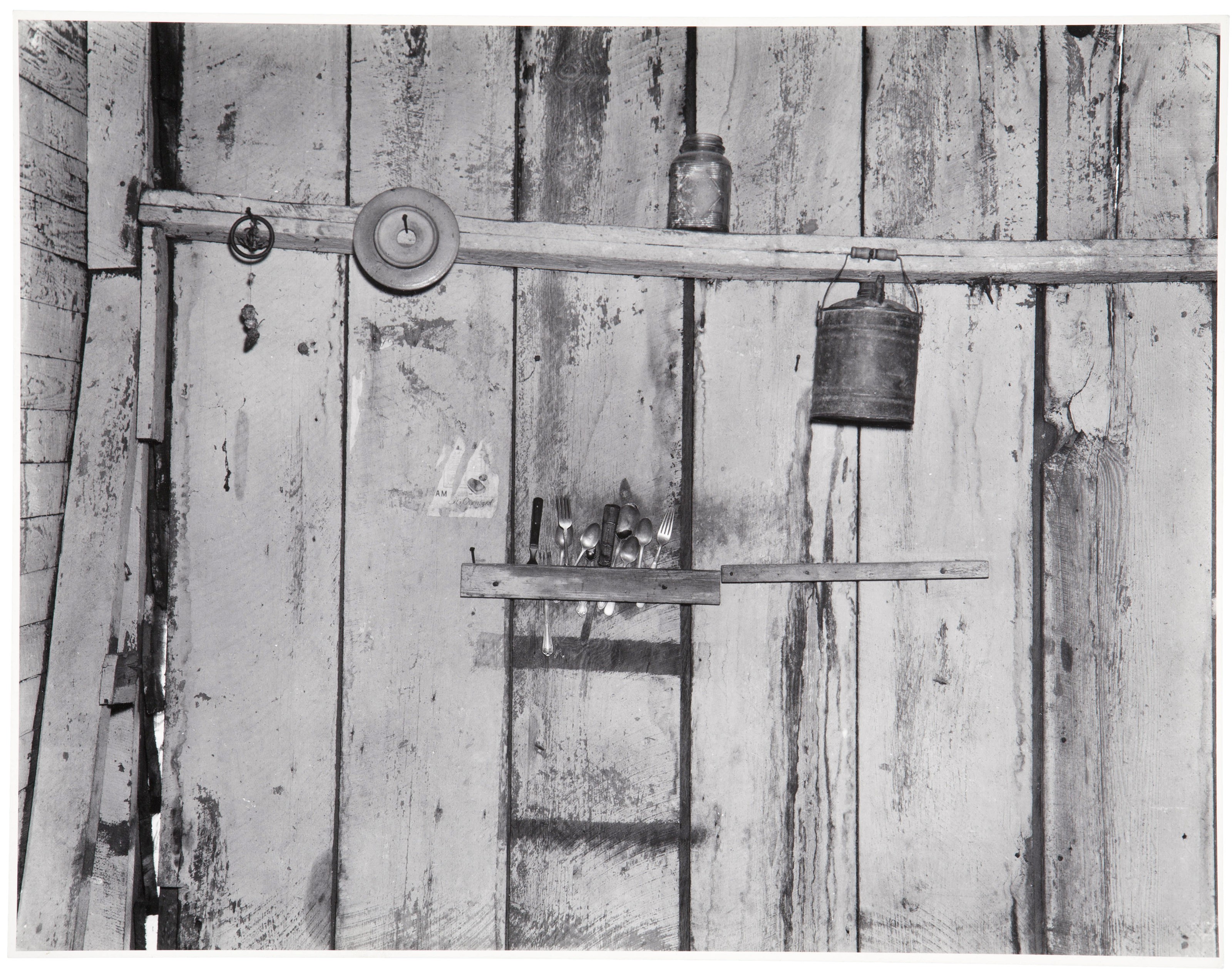 WALKER EVANS (19031975), Alabama Farm Interior (Fields Family Cabin