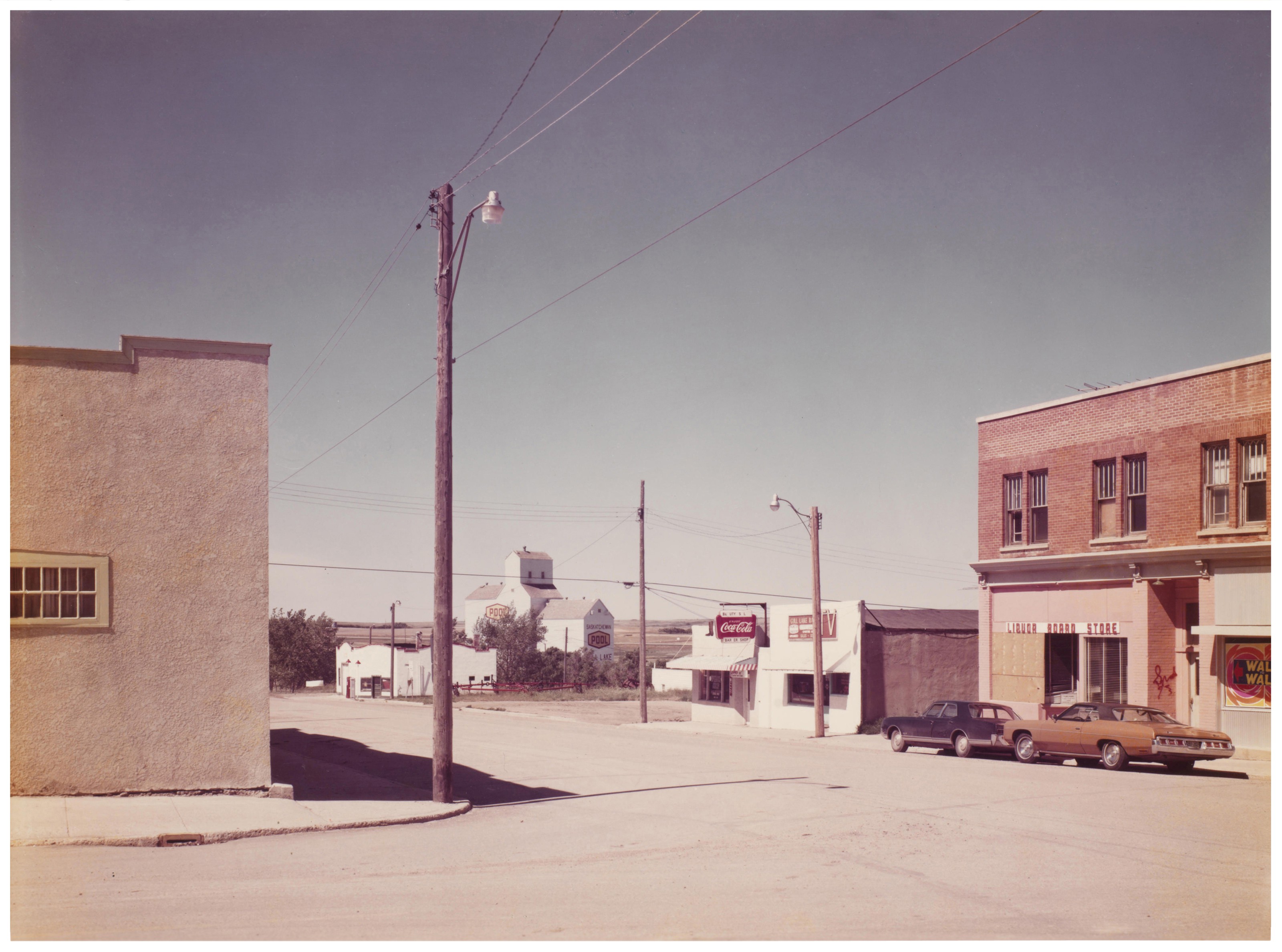 STEPHEN SHORE (B. 1947), Main Street, Gull Lake, Saskatchewan