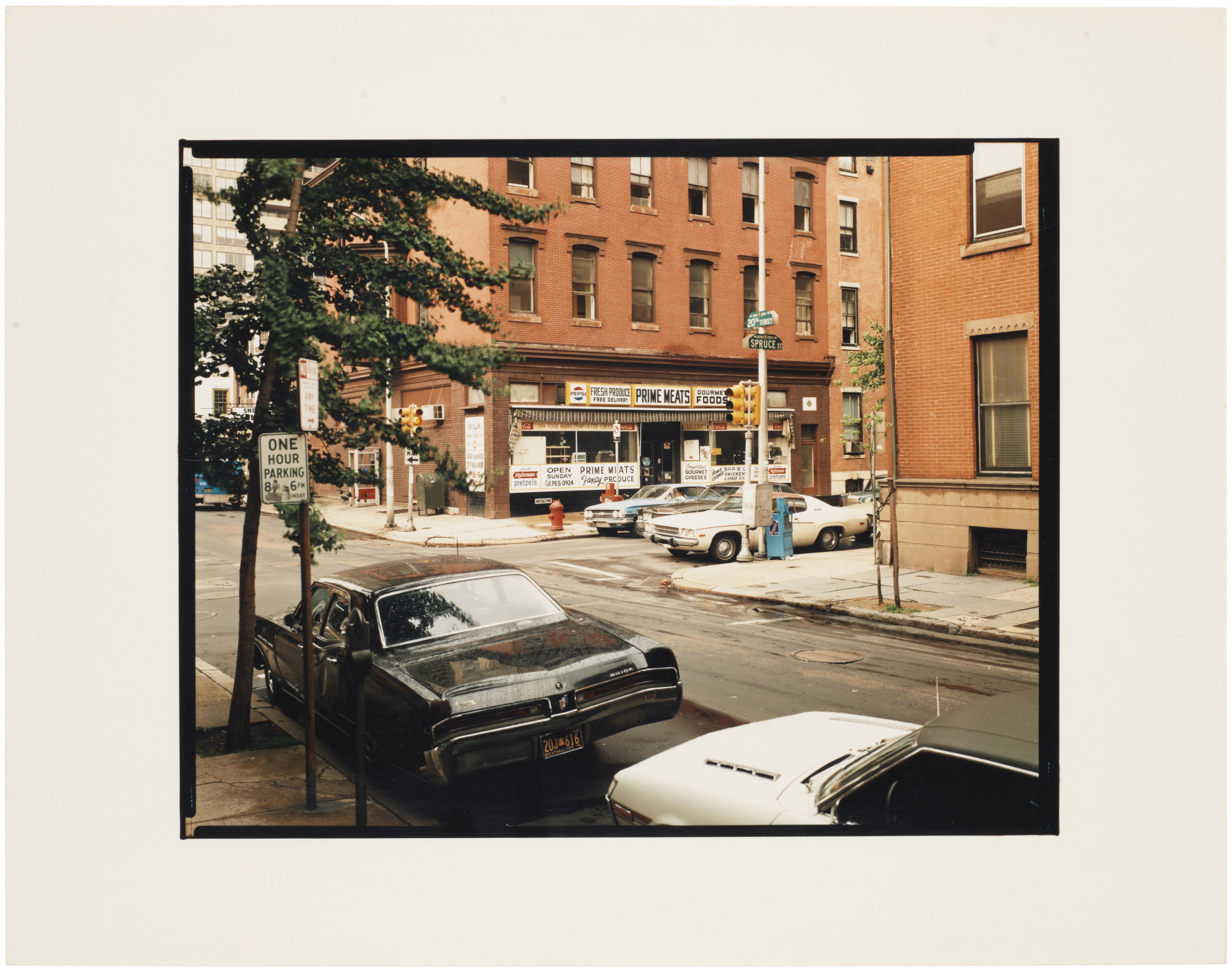 STEPHEN SHORE (B. 1947), Twentieth Street and Spruce Street