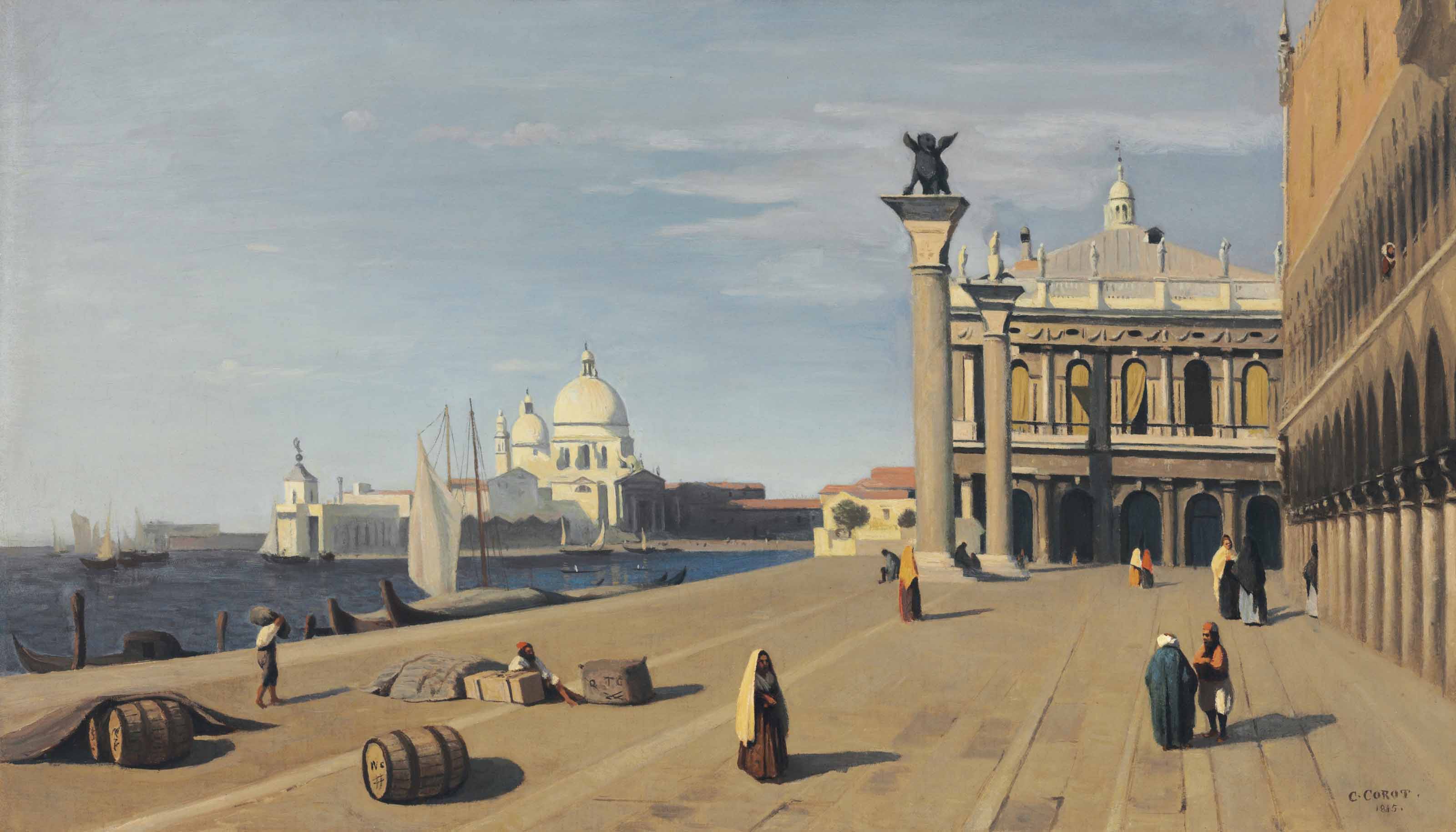 Venise, vue du Quai des Esclavons