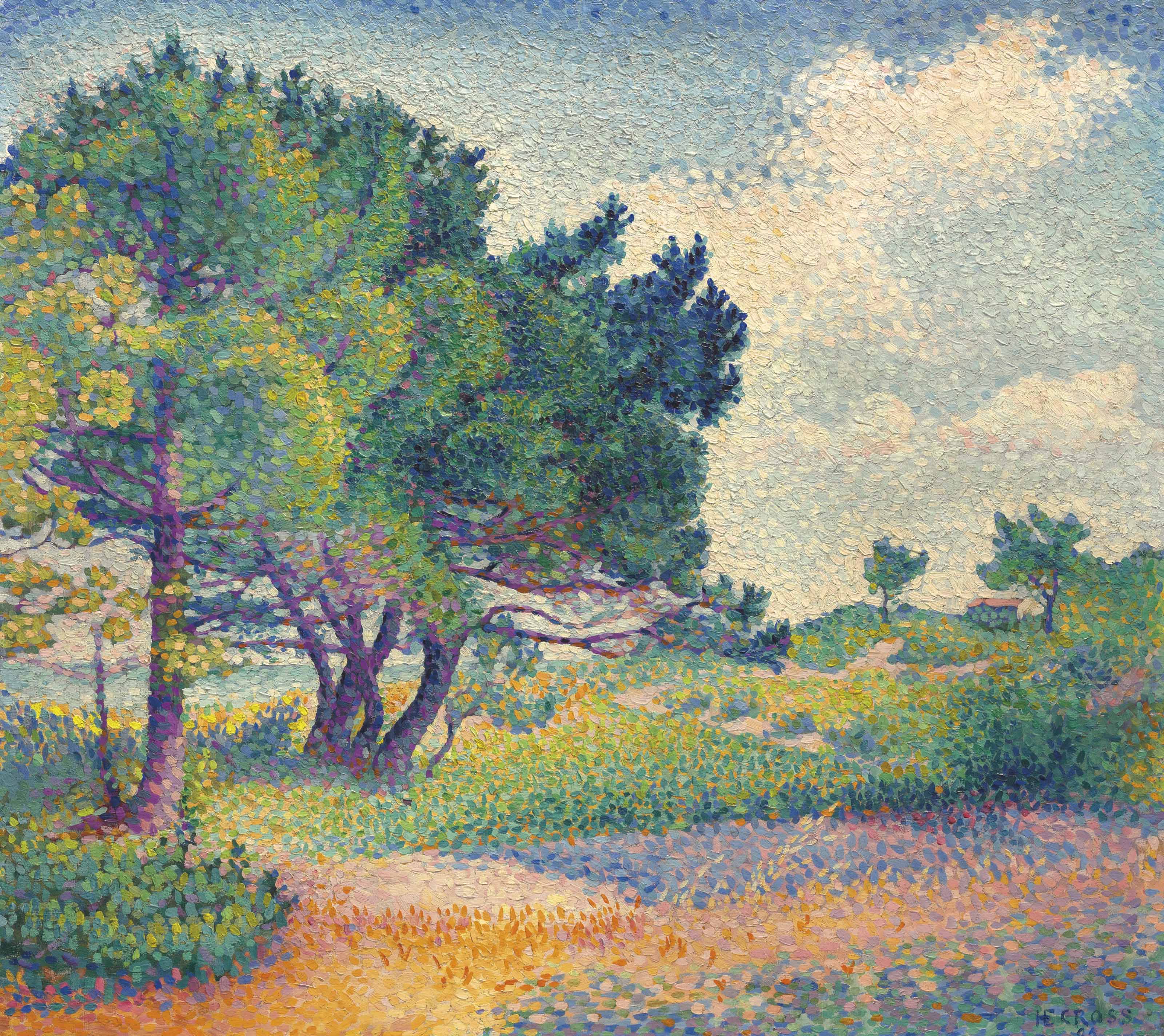 Paul Signac、ANTIBES、海外版超希少レゾネ、新品額装付、ara