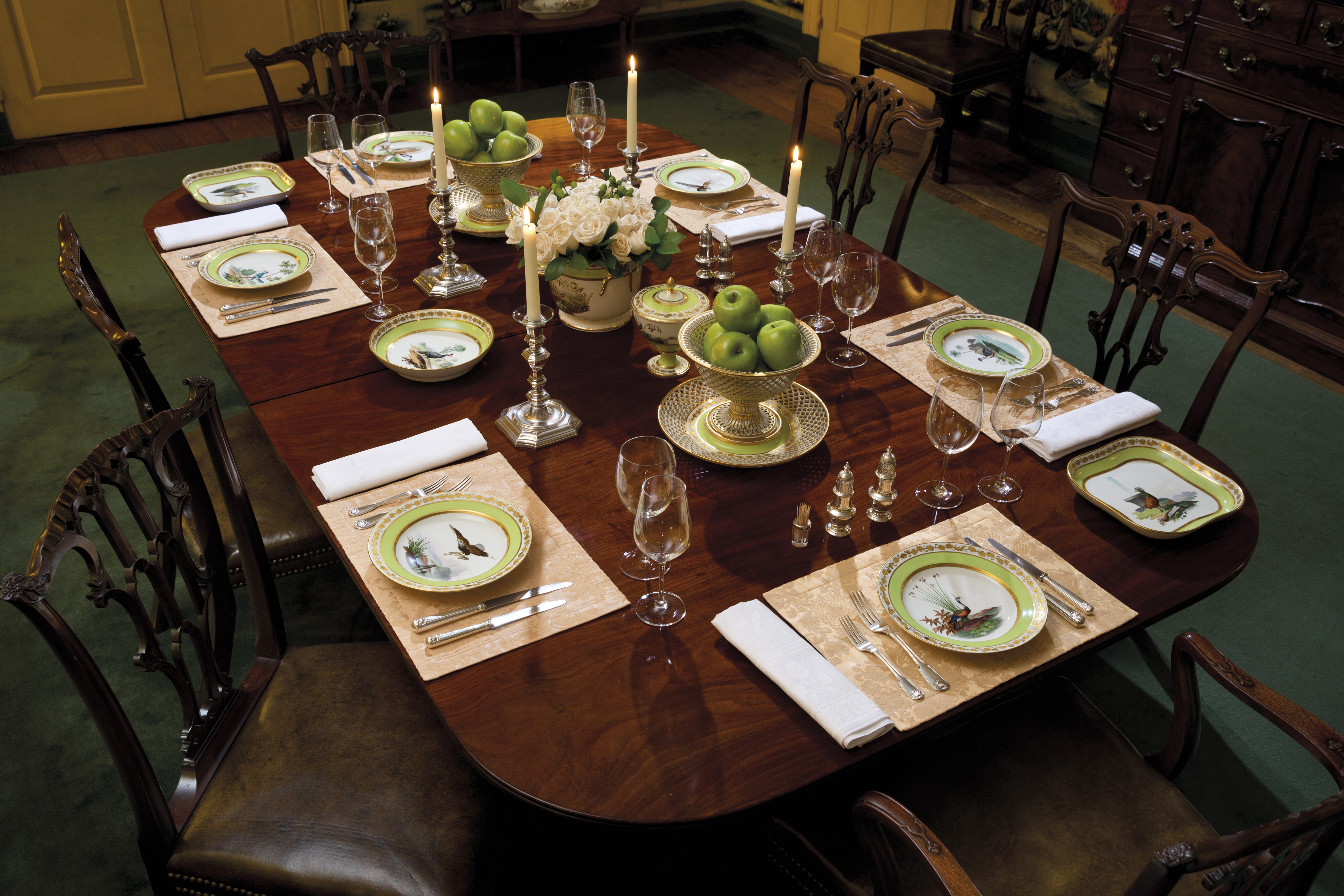 A Regency Mahogany Four Pedestal Dining Table Circa 1815