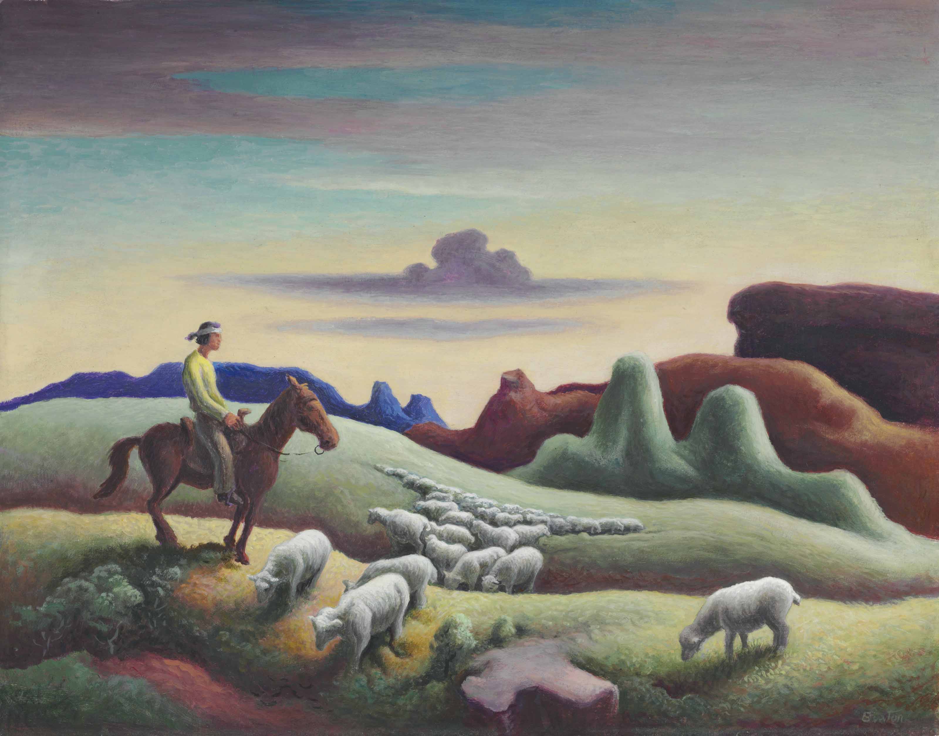 Thomas Hart Benton Lose in unserem Preisarchiv LotSearch