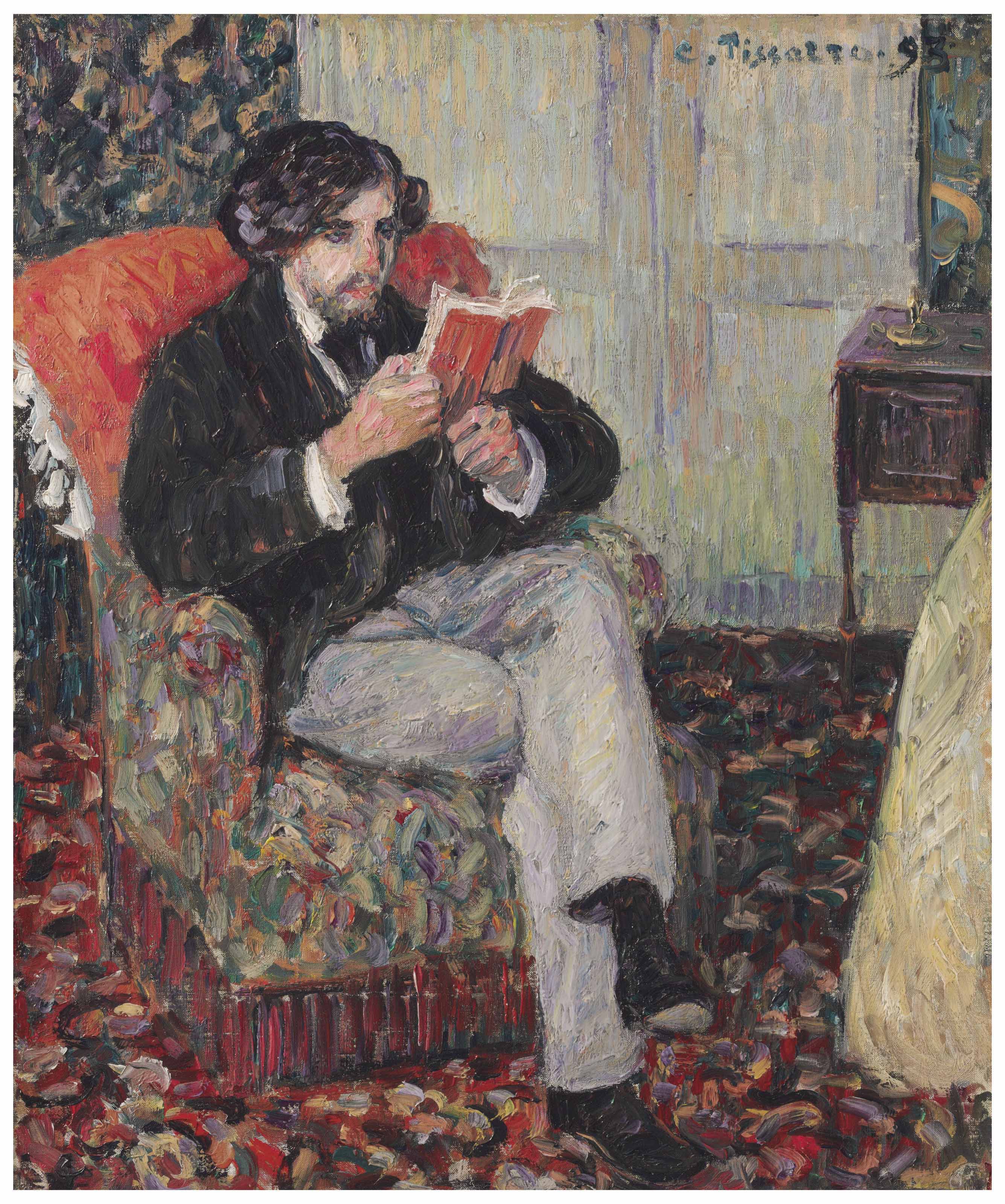 Félix Pissarro lisant