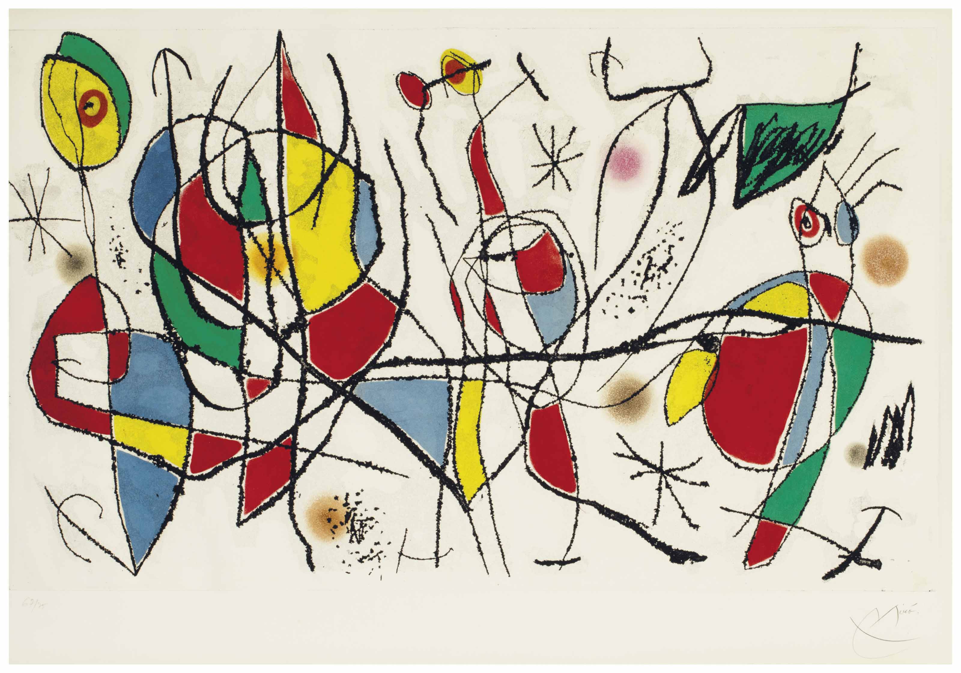 JOAN MIRO (1893-1983) | L'Invitee du dimanche I | 20th Century ...