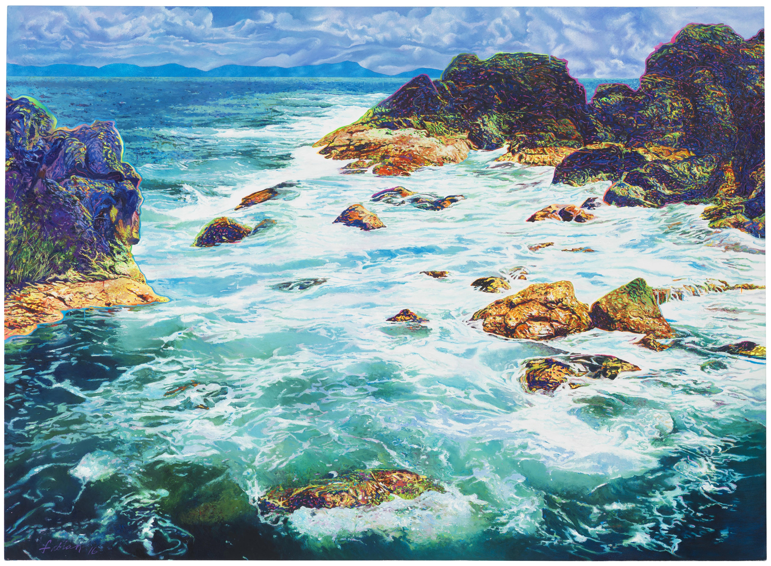 michael fabian, fluorescent sea christies michael fabian