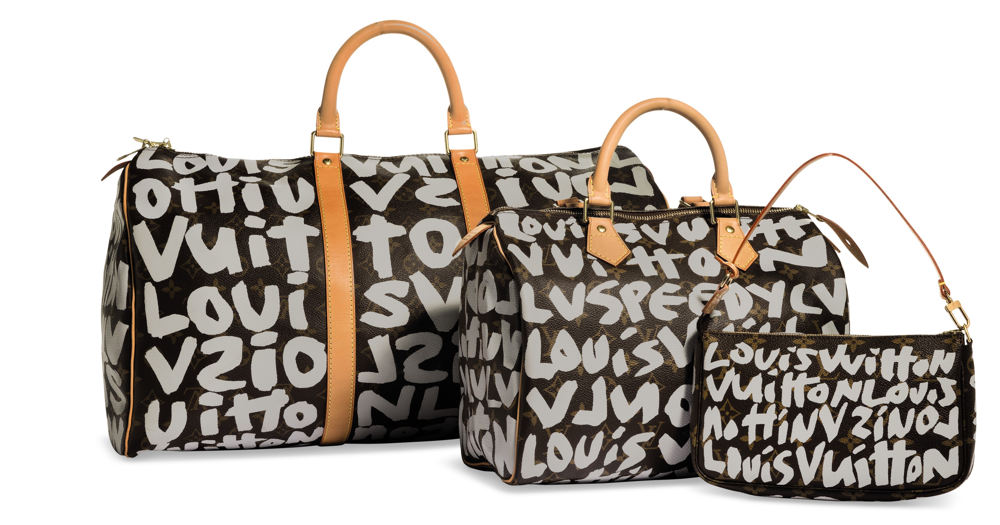 Sold at Auction: Stephen Sprouse, STEPHEN SPROUSE X LOUIS VUITTON, LIMITED  EDITION GRAFFITI KEEPALL 50, CIRCA 2001