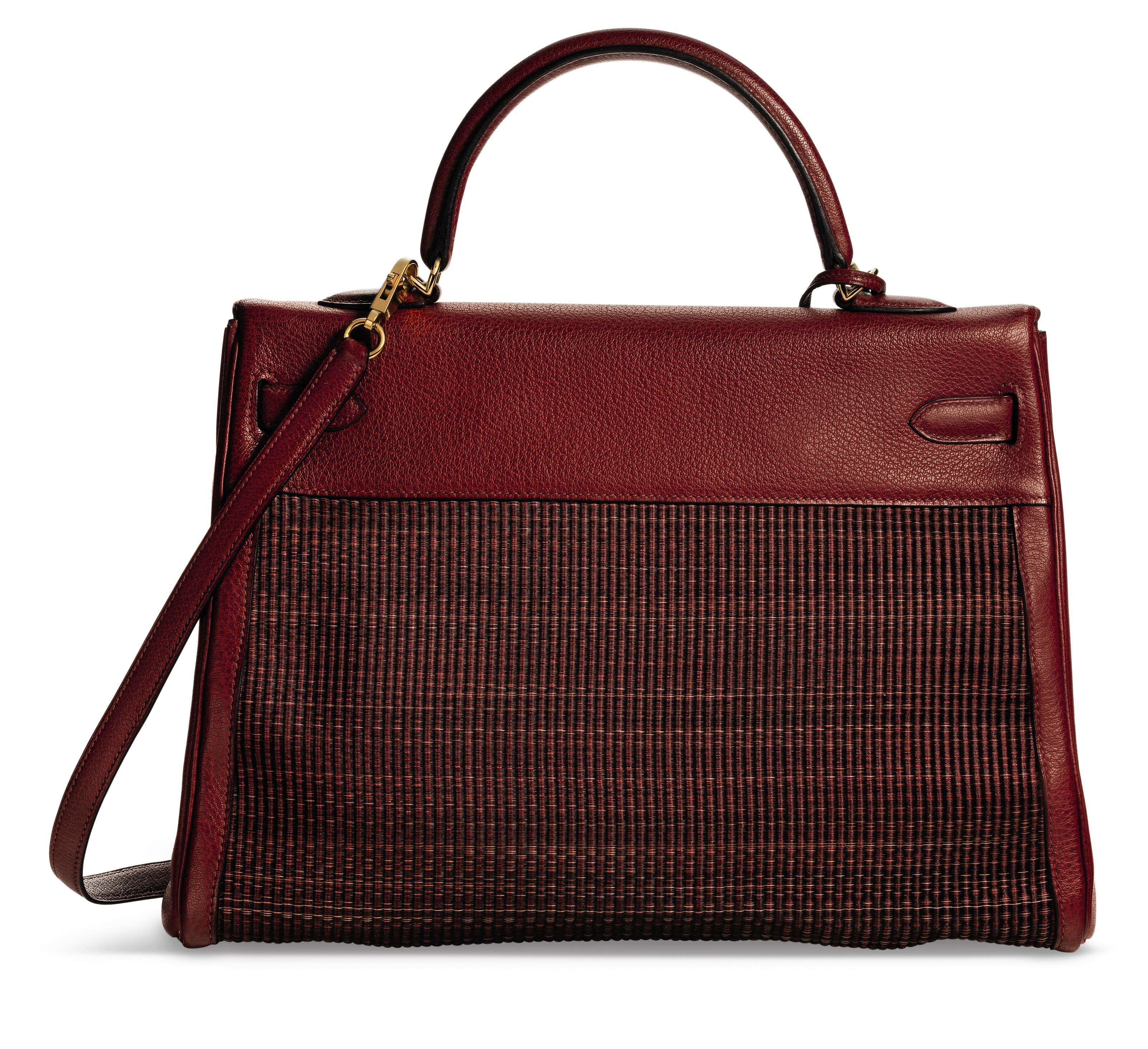 A ROUGE H BUFFALO LEATHER & CRINOLINE RETOURNÉ 