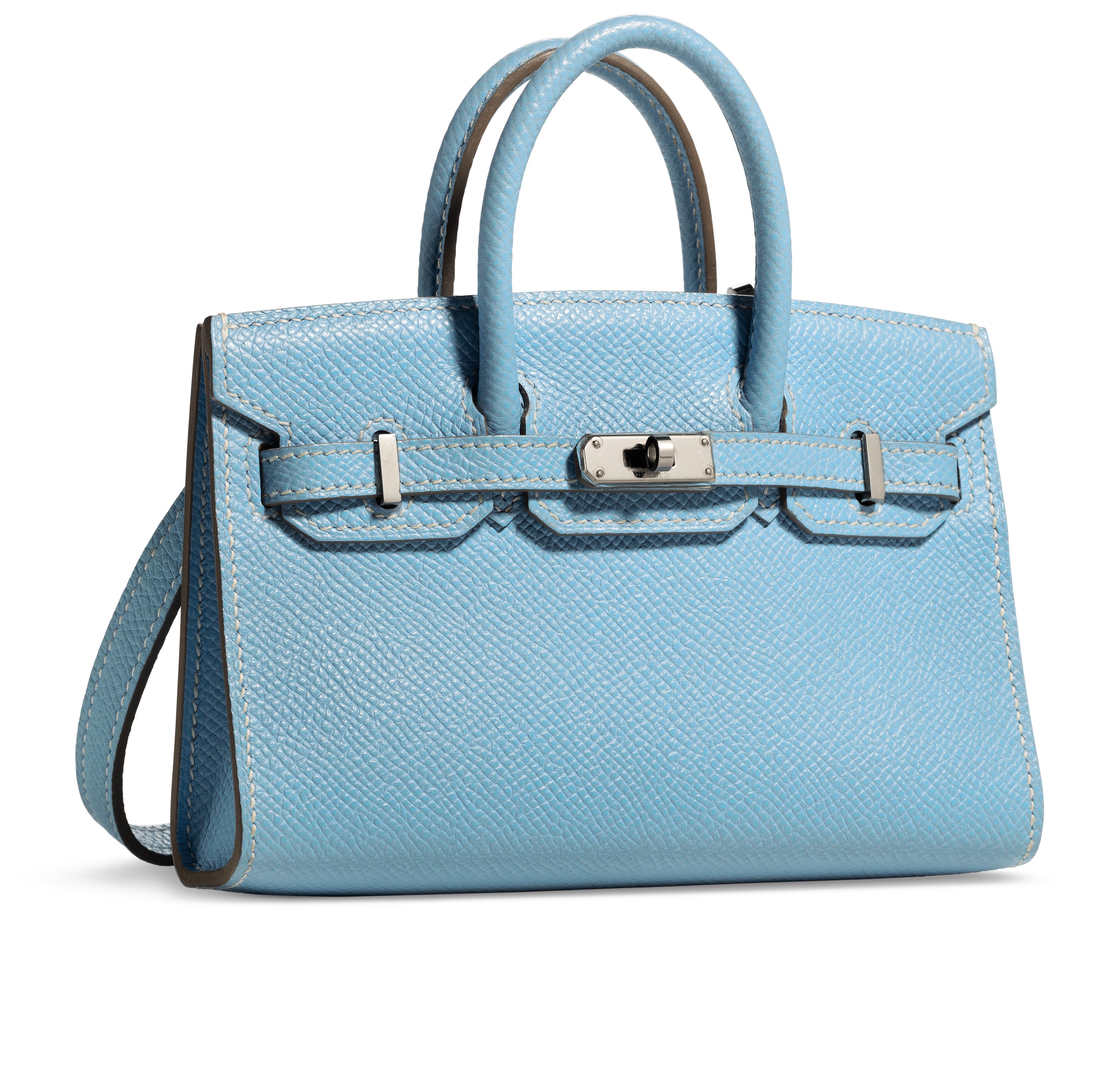 A CANDY COLLECTION C LESTE EPSOM LEATHER MICRO MINI BIRKIN  