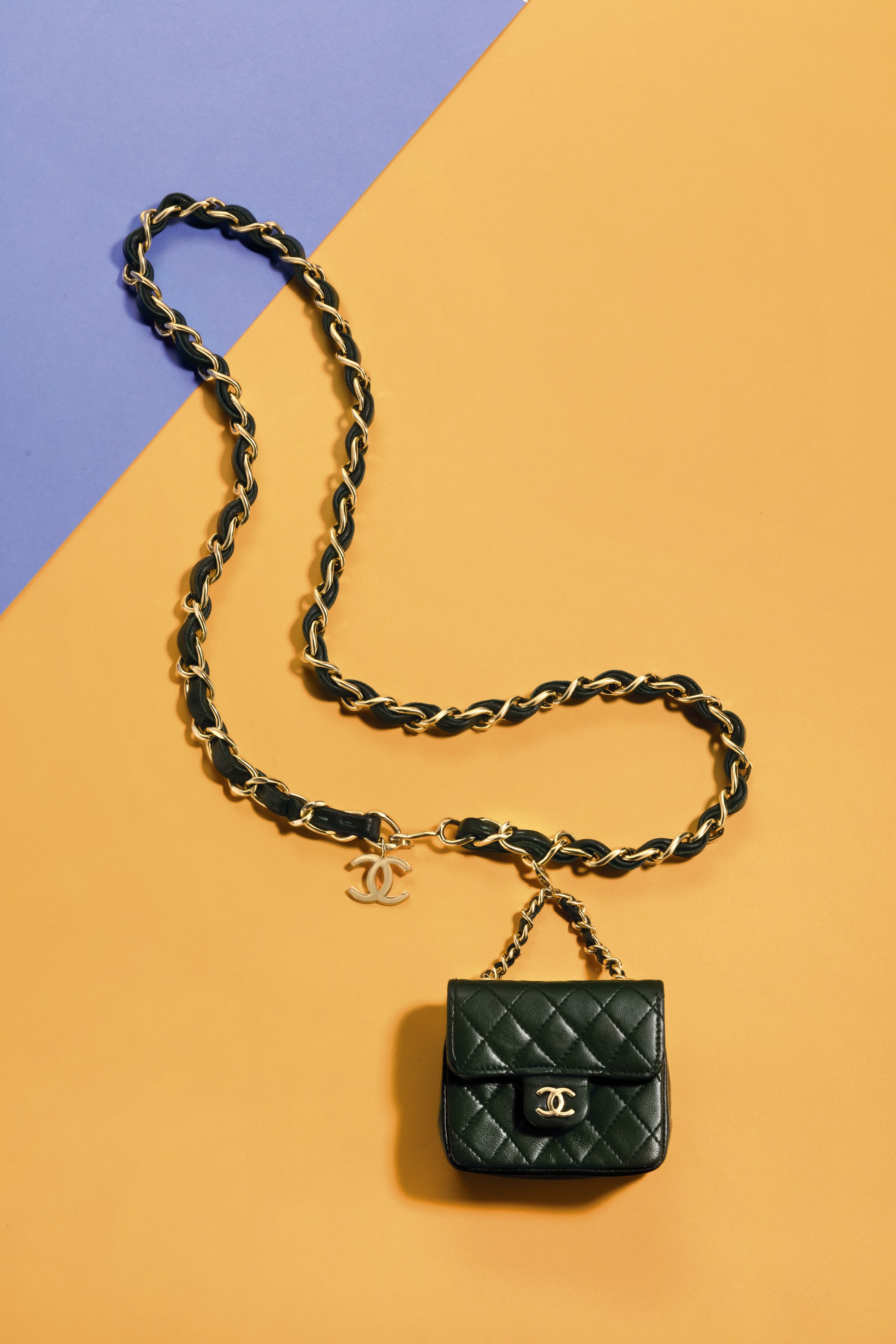 chanel chain belt bag