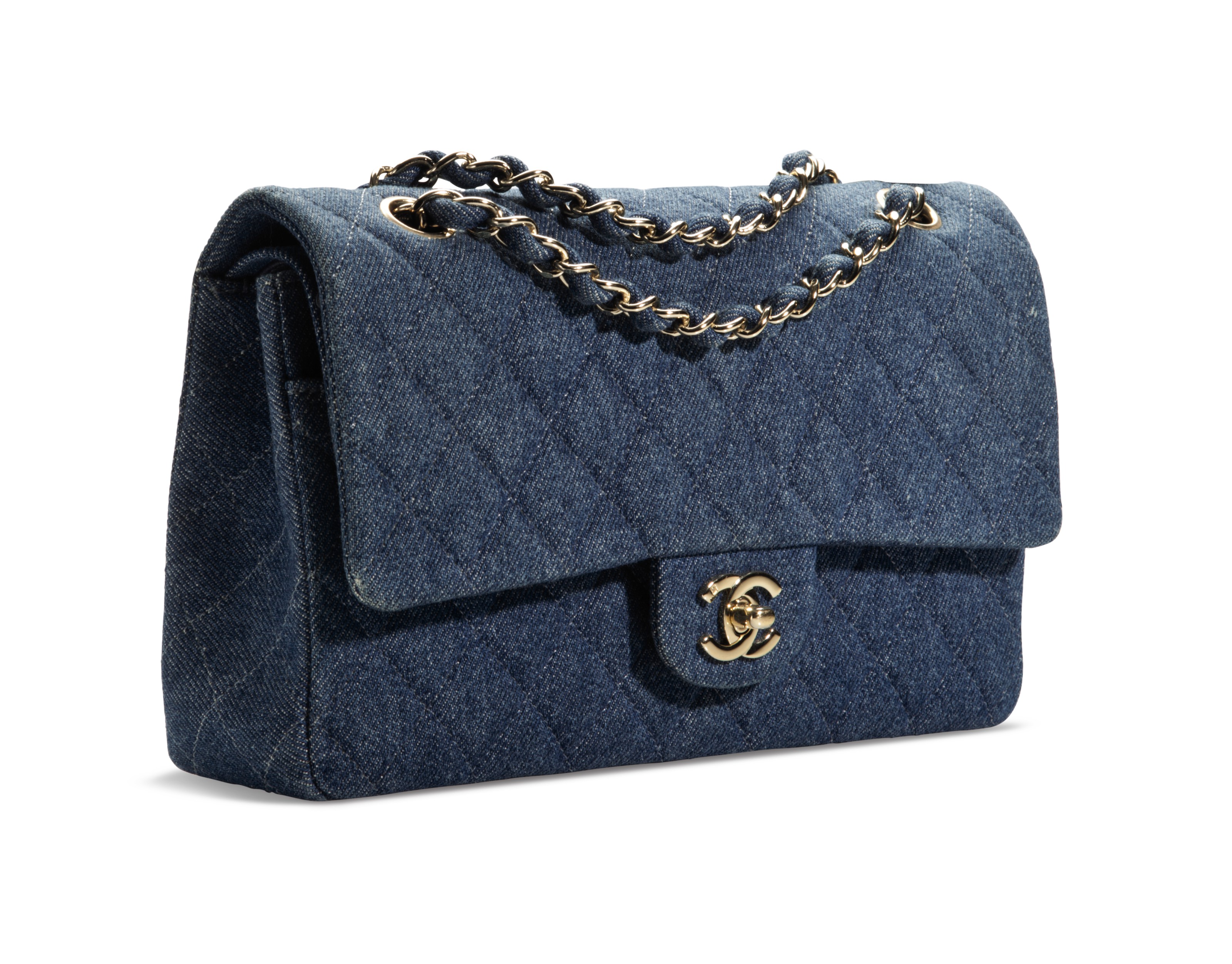 chanel blue bag 2018