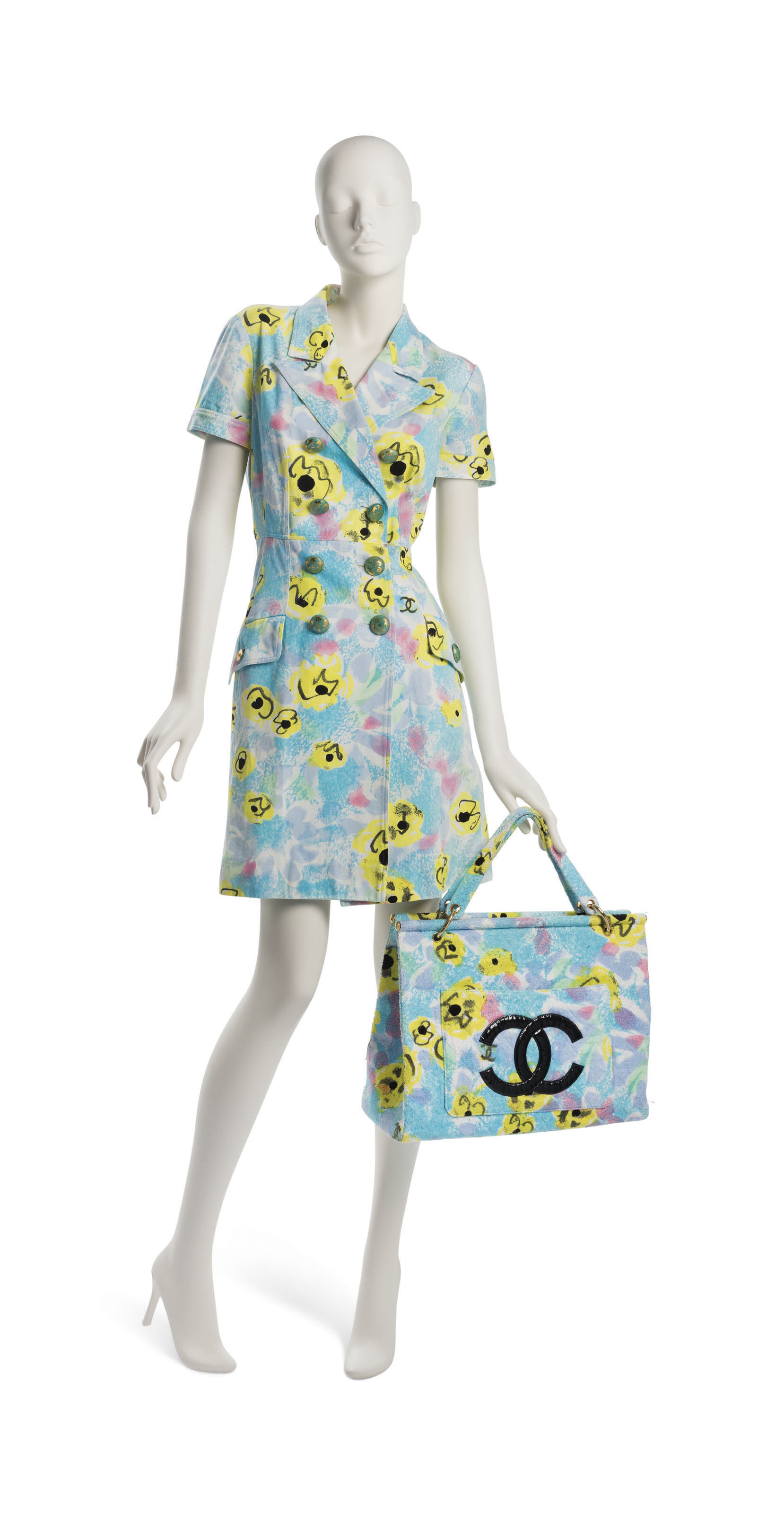 A Set Of Two A Blue Camelia Shirt Dress A Blue Camelia Terry
