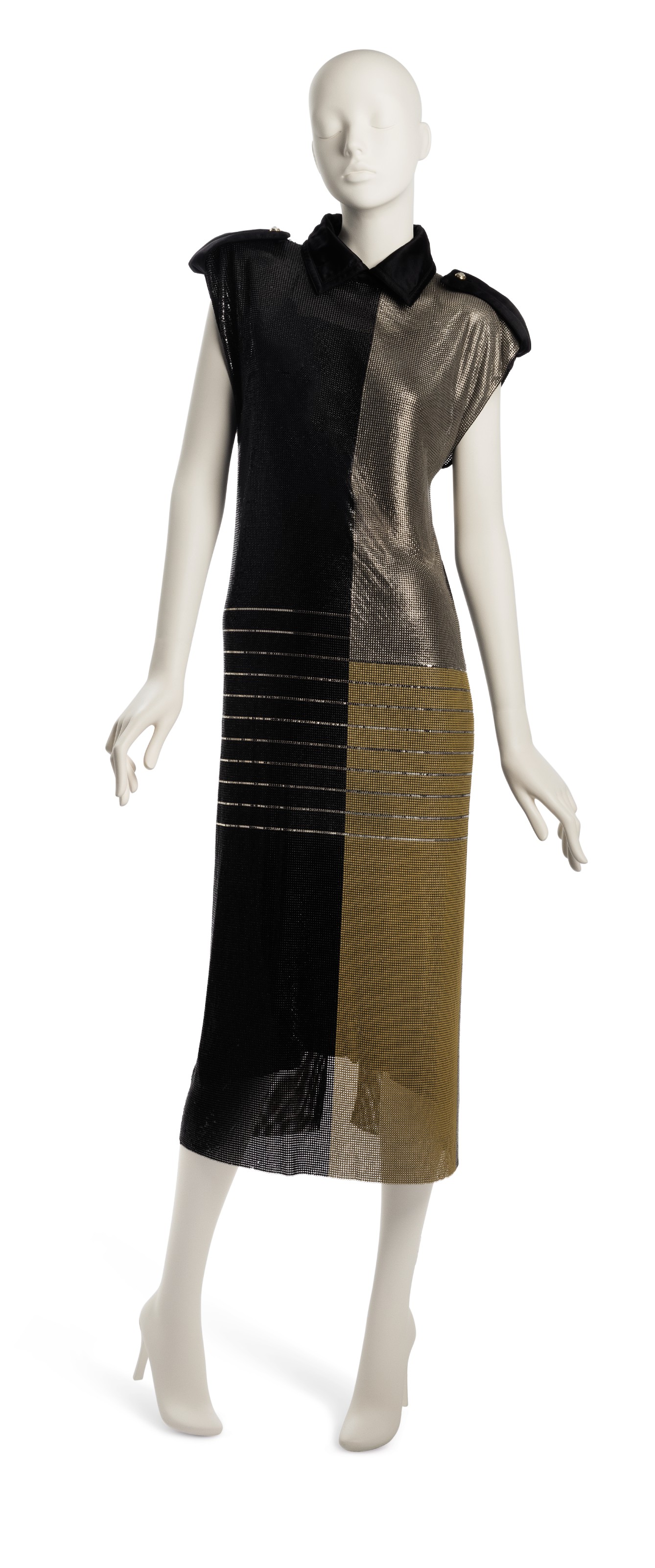 AN OROTON METAL DRESS VERSACE 1980 S Christie s