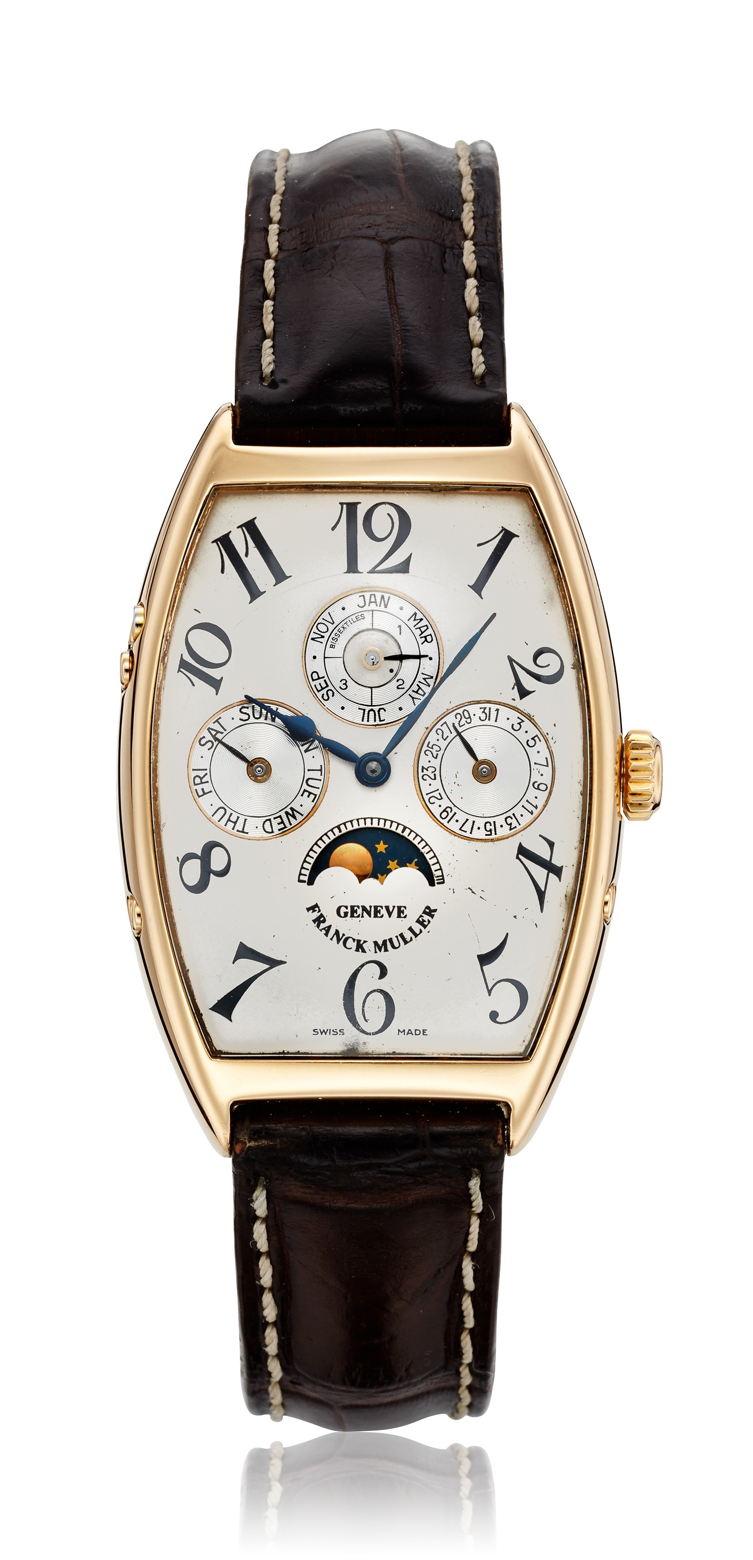 FRANCK MULLER, PERPETUAL CALENDAR WITH MOON PHASE, REF. 2580 QP