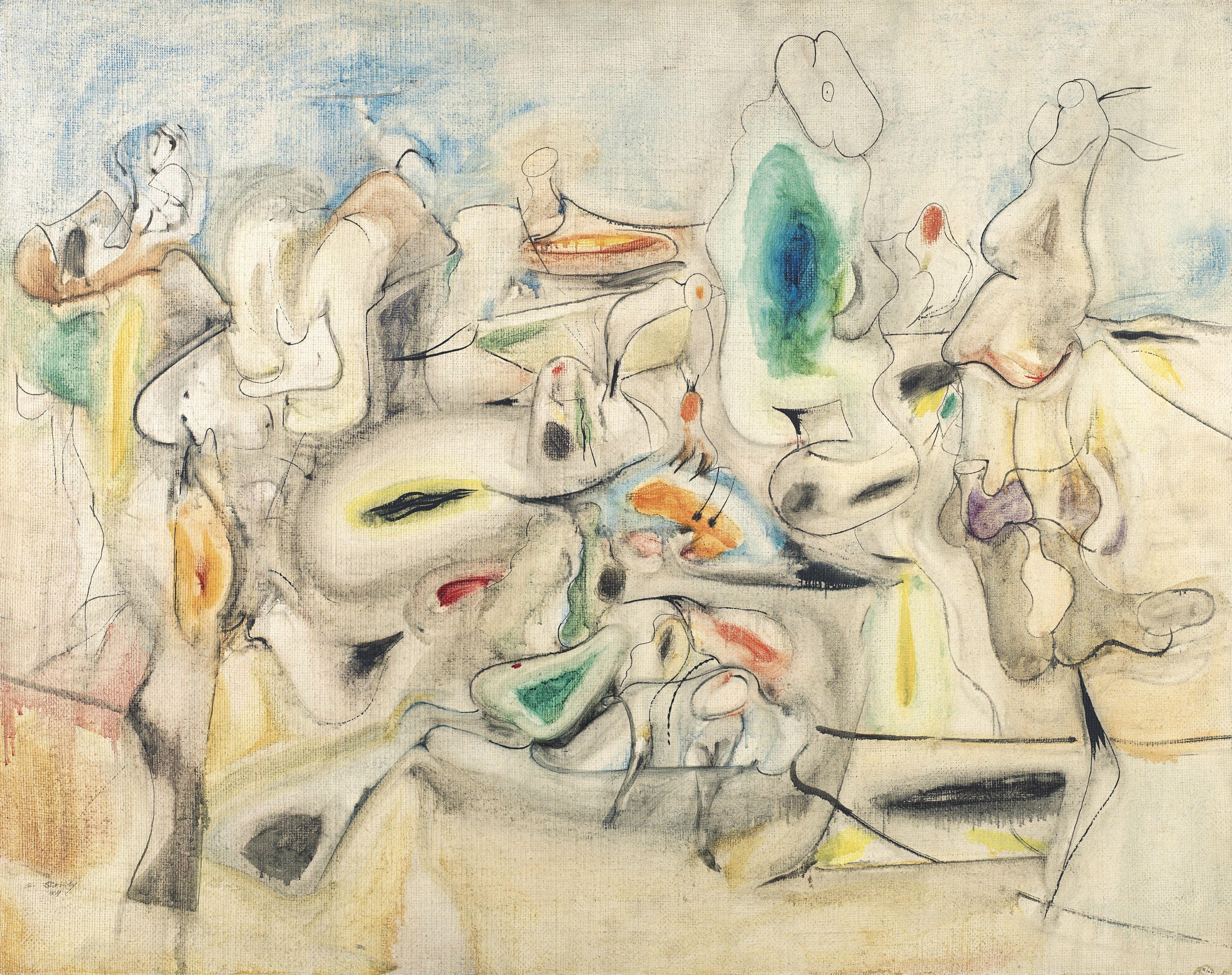 Arshile Gorky 1904 1948 Good Afternoon Mrs Lincoln 1940s Paintings Christie S
