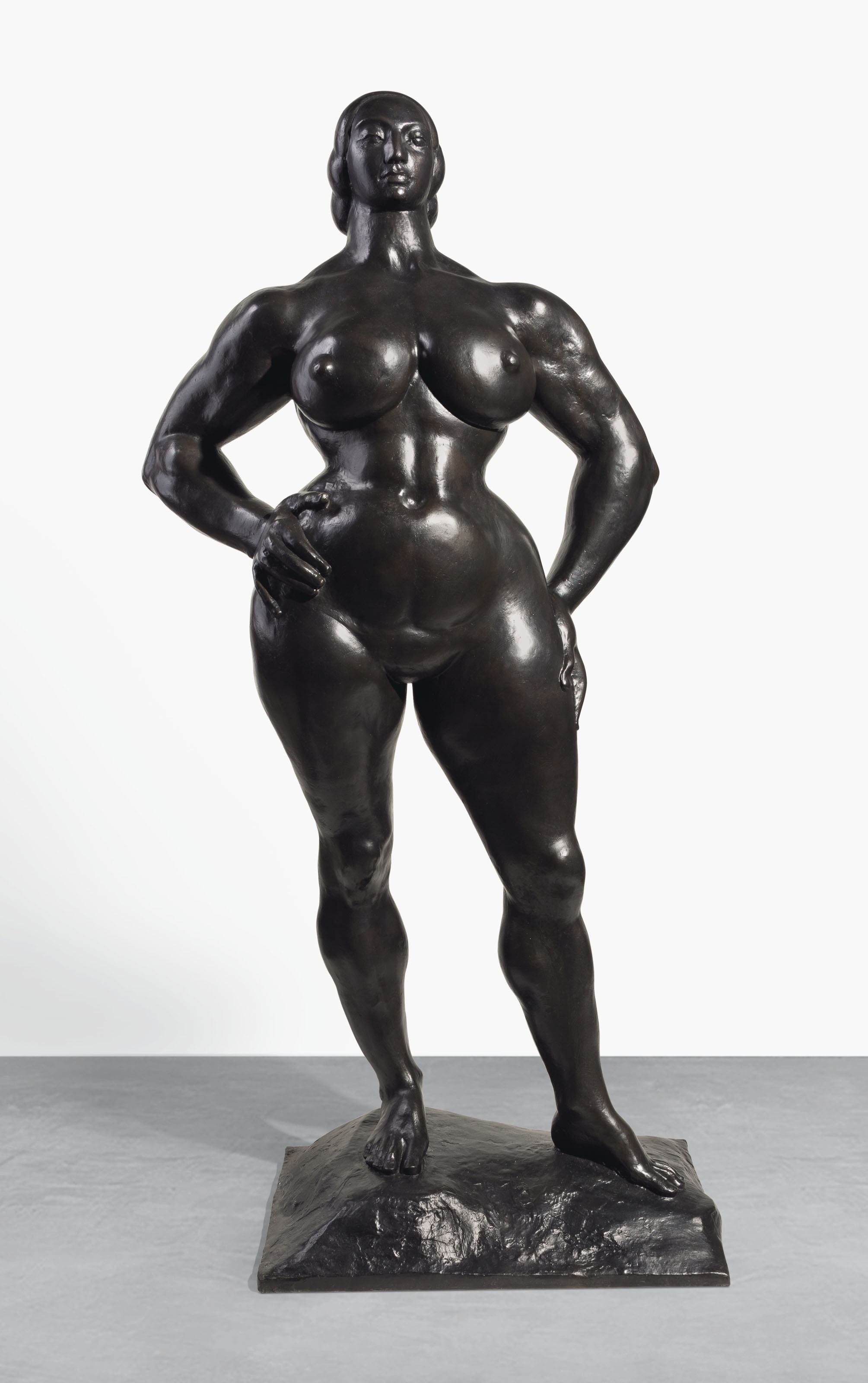 Gaston Lachaise (1882-1935), Standing Woman [LF 92], modeled in 1928-30; copyrighted in 1932; cast in 1993. Sold for $3,732,500 on 13 November 2018 at Christie&rsquo;s in New York