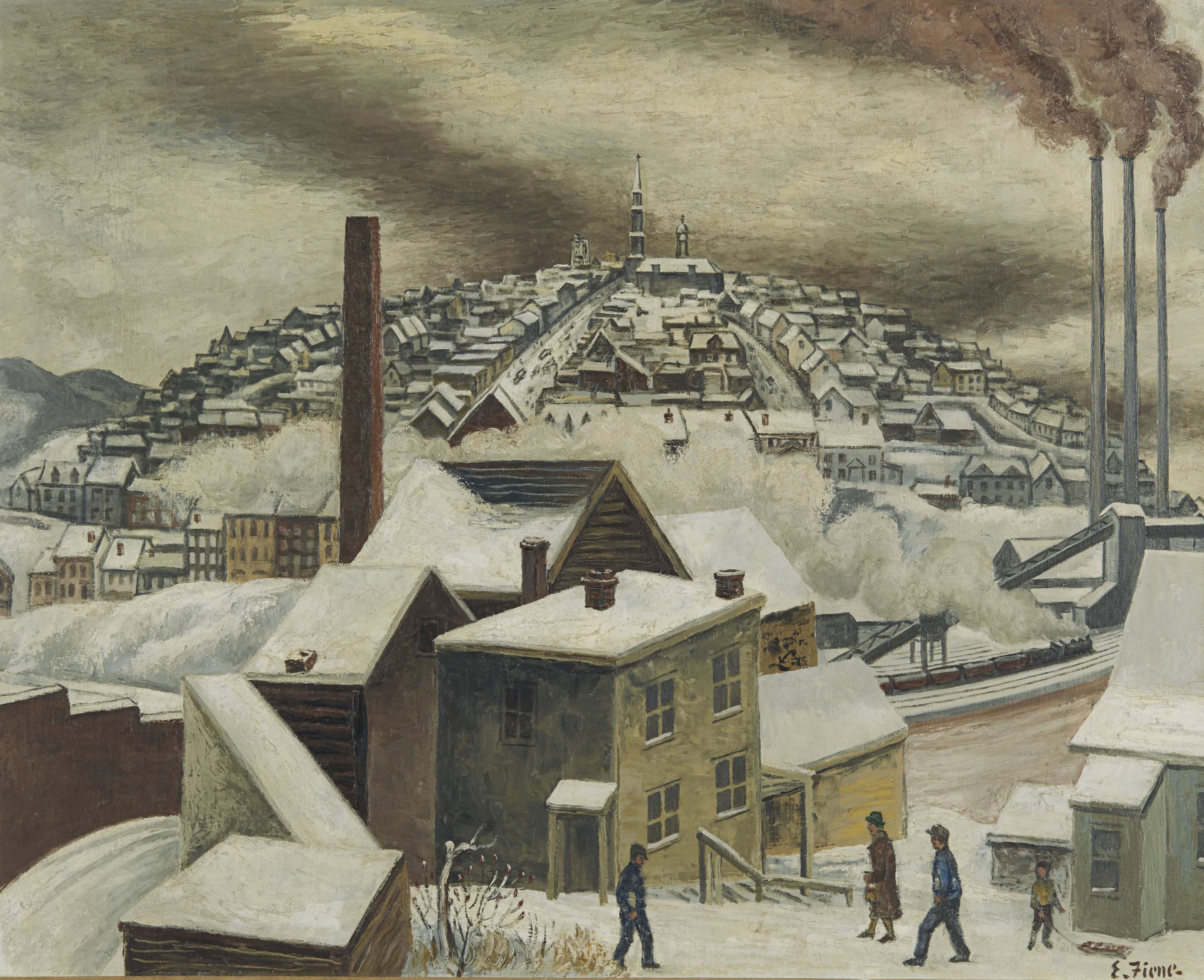 Ernest Fiene (18941965) , Winter Day, Pittsburgh Christie's