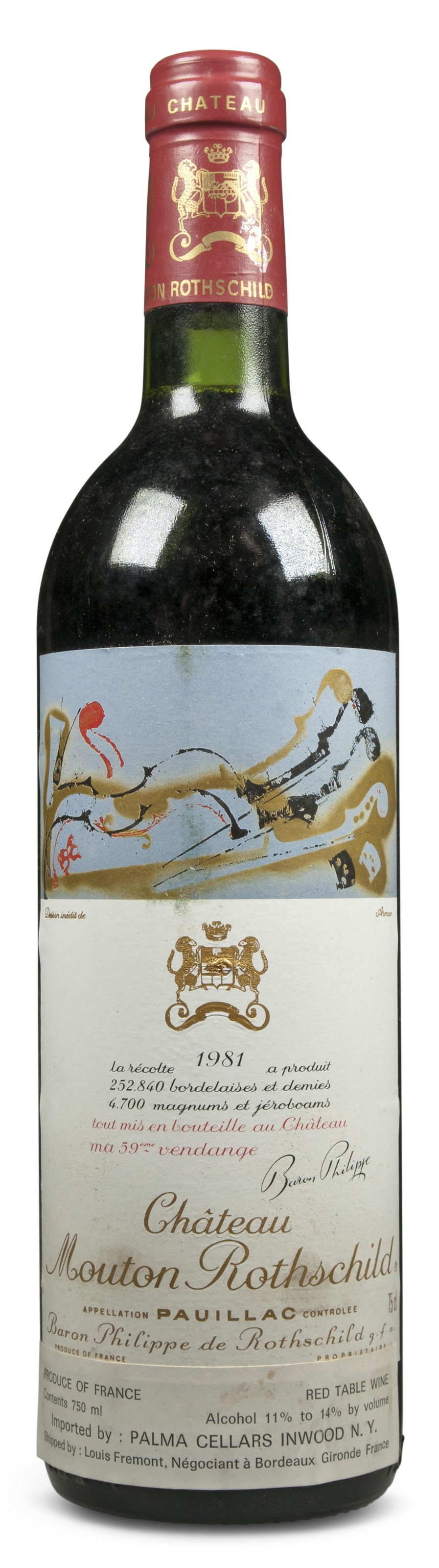Château Mouton-Rothschild 1981, Pauillac, 1er cru classé | Christie’s