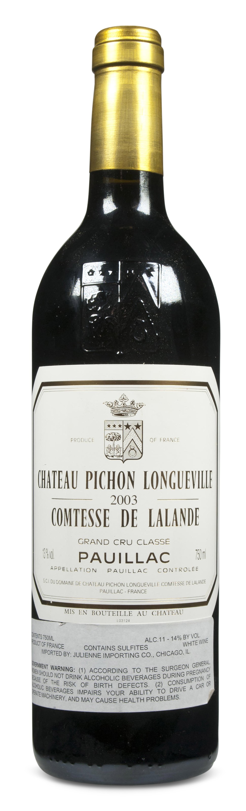 chateau pichon longueville 1986