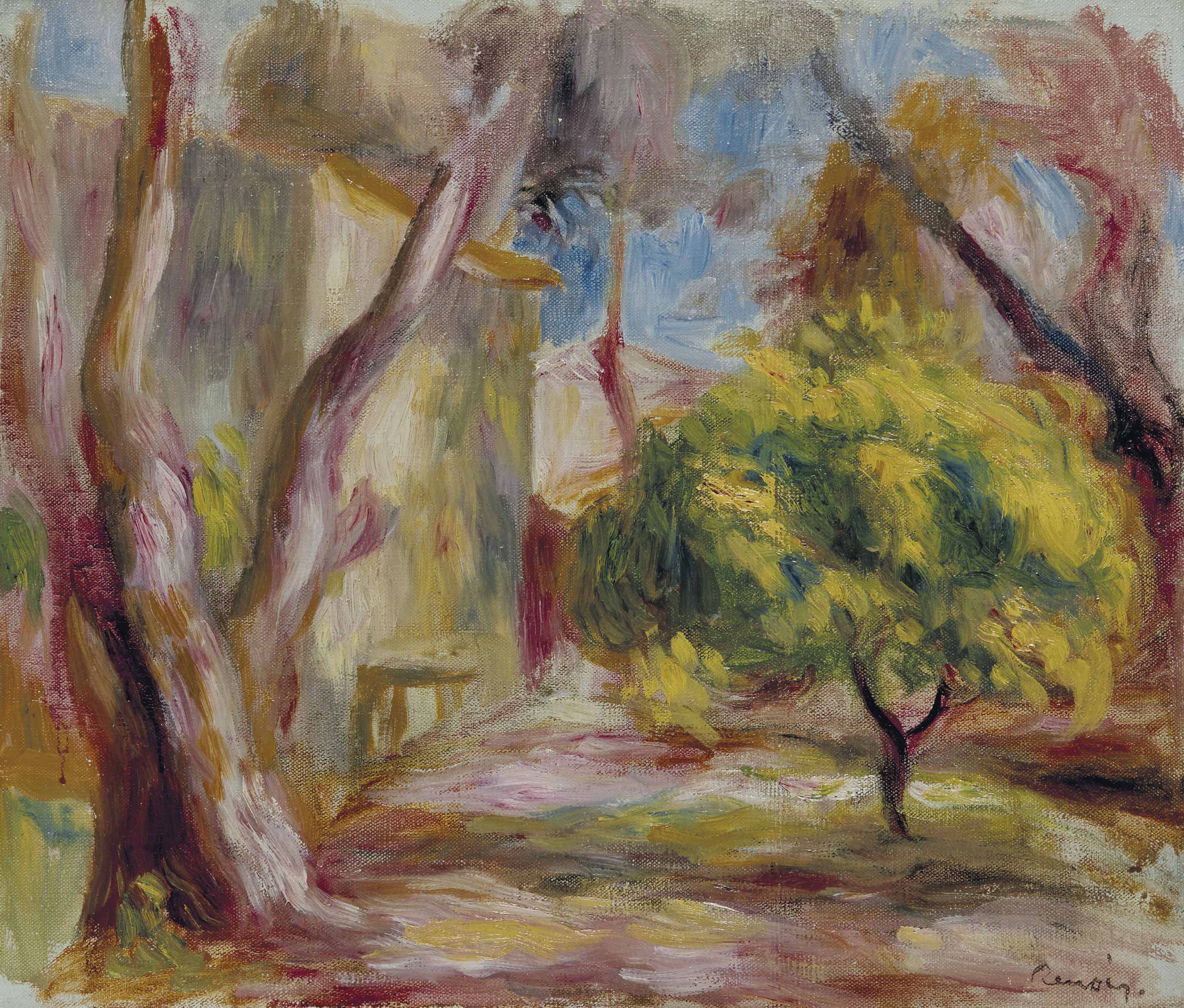 Pierre-Auguste Renoir (1841-1919), Paysage de Cagnes
