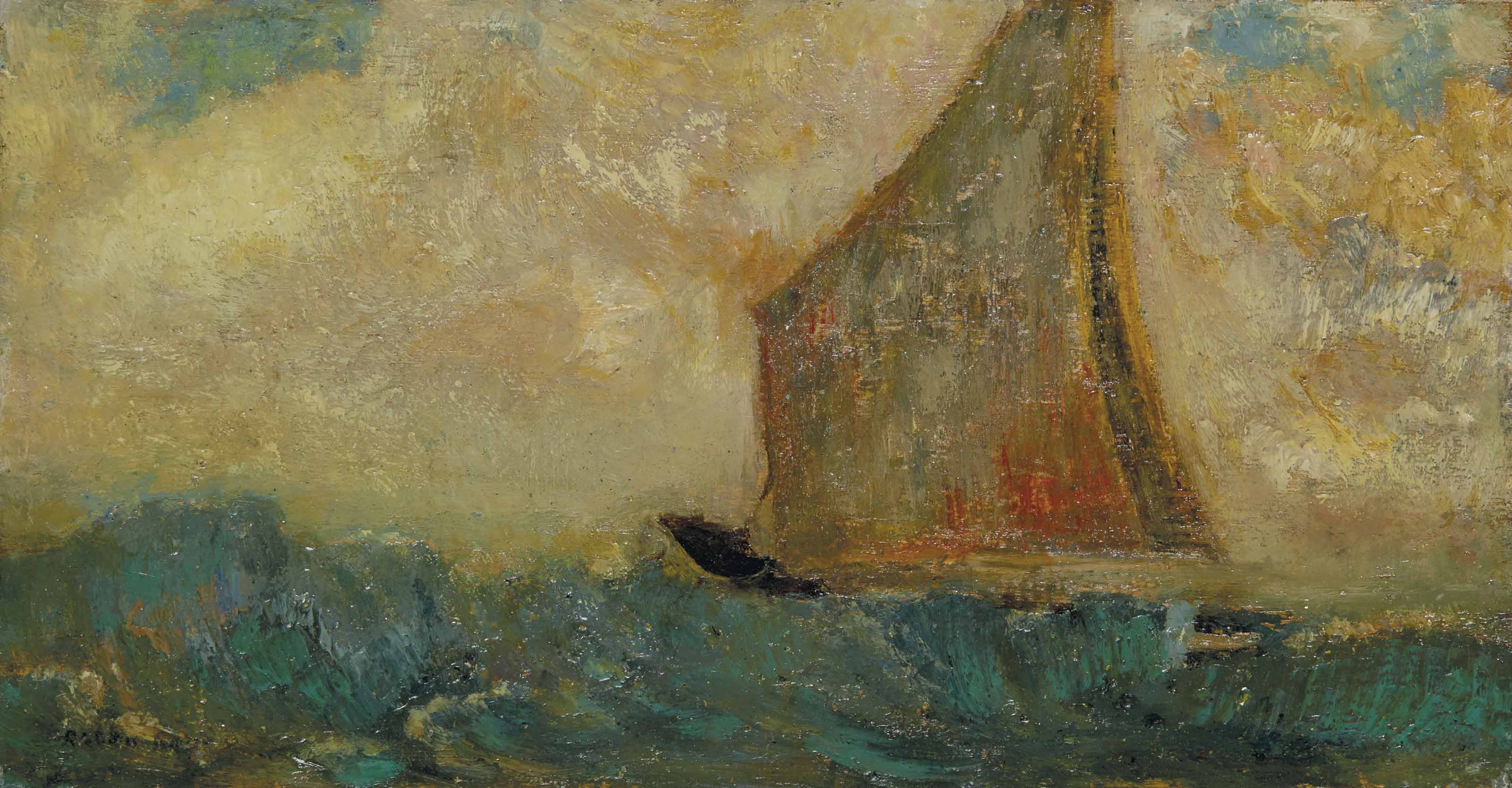 Bateau en haute mer