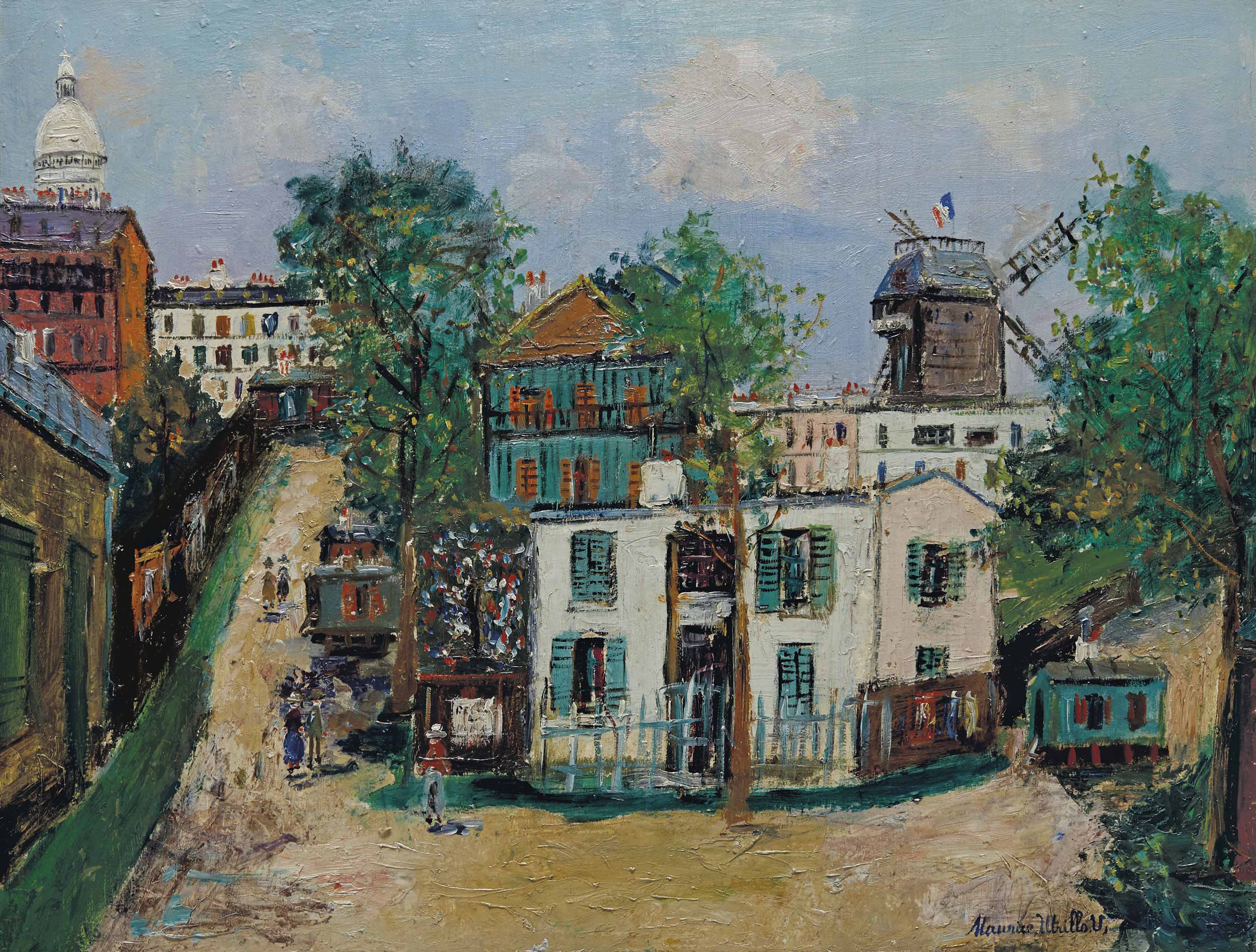 Maurice Utrillo (18831955) , Maquis à Montmartre Christie's
