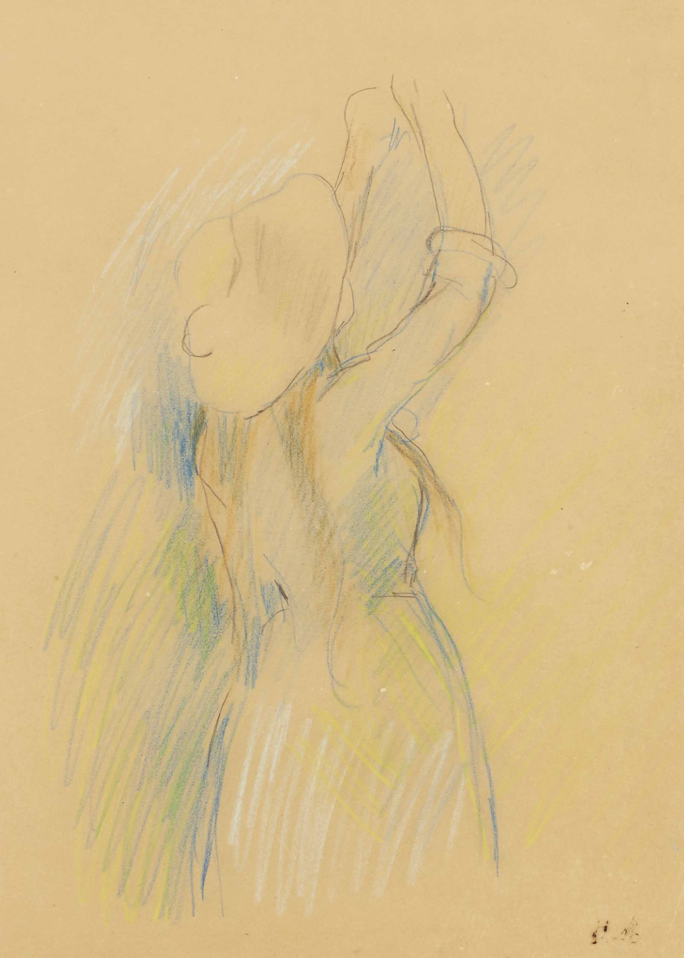 Berthe Morisot (18411895) , Étude pour "Le cerisier