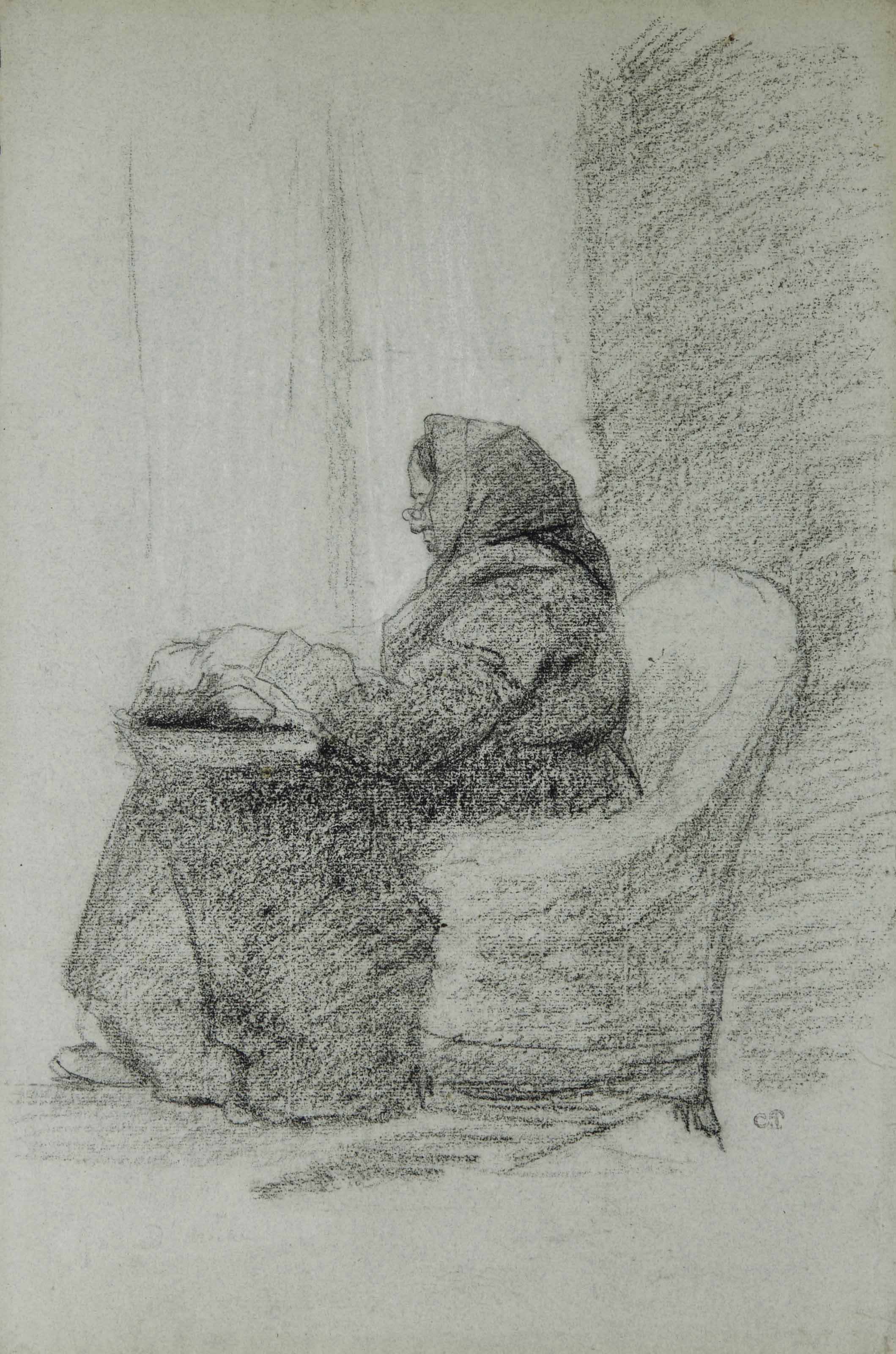 La mère de l'artiste (recto/verso)