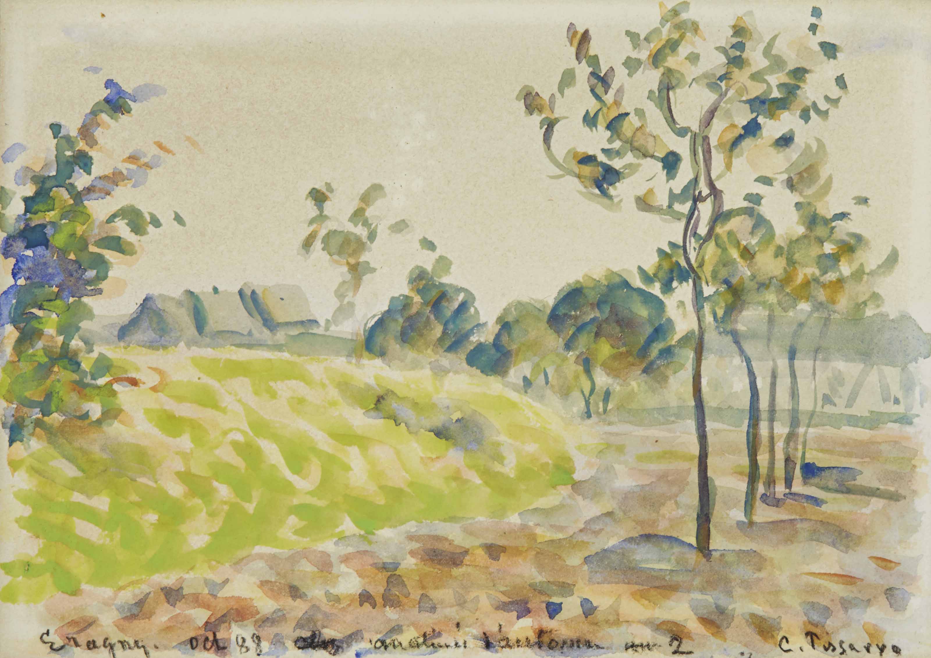 Matinée d'automne à Éragny