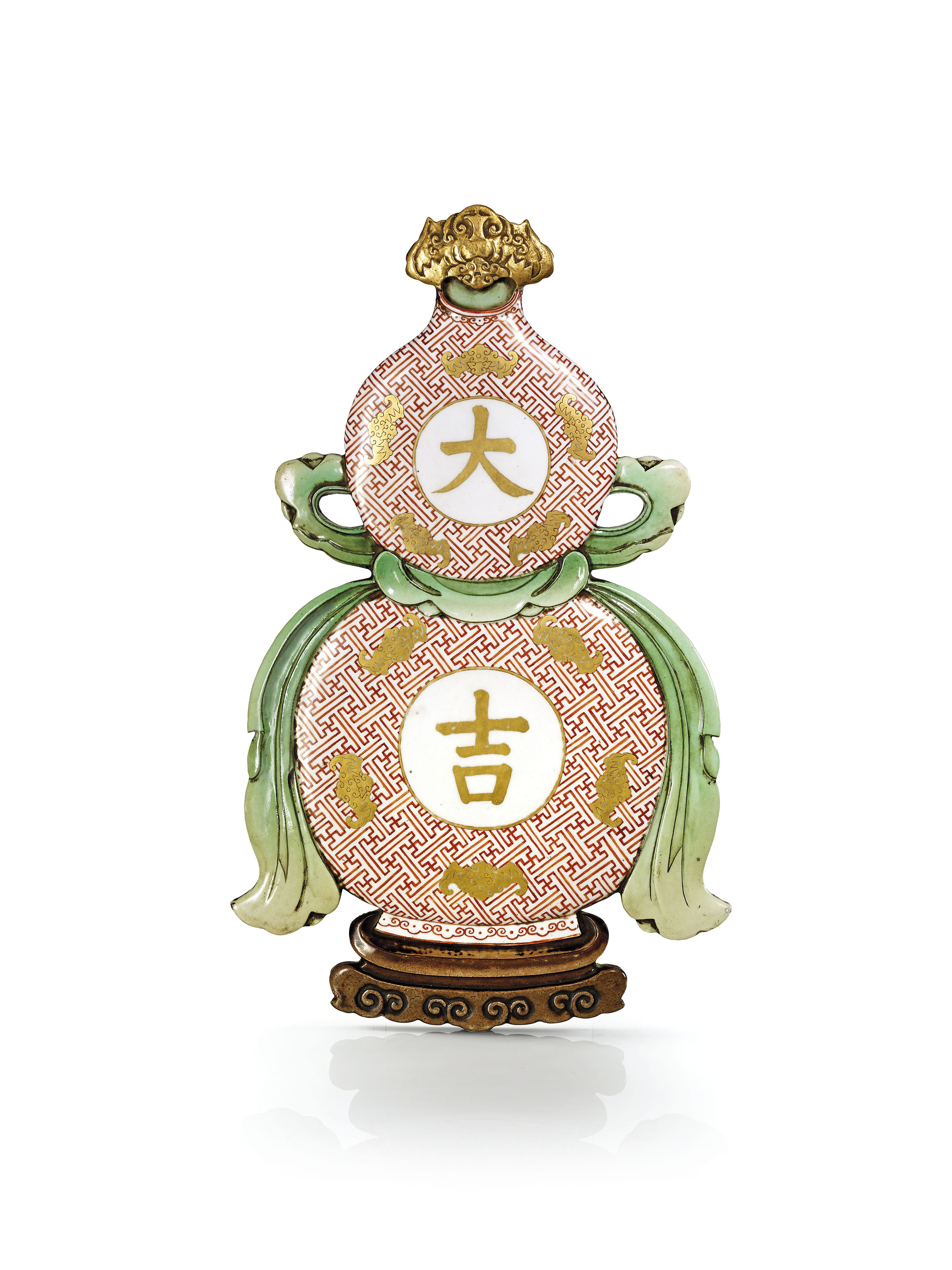 村上木彫堆朱 藤井漆工 干菓子盆7寸 牡丹唐草 伝統工芸品 木製