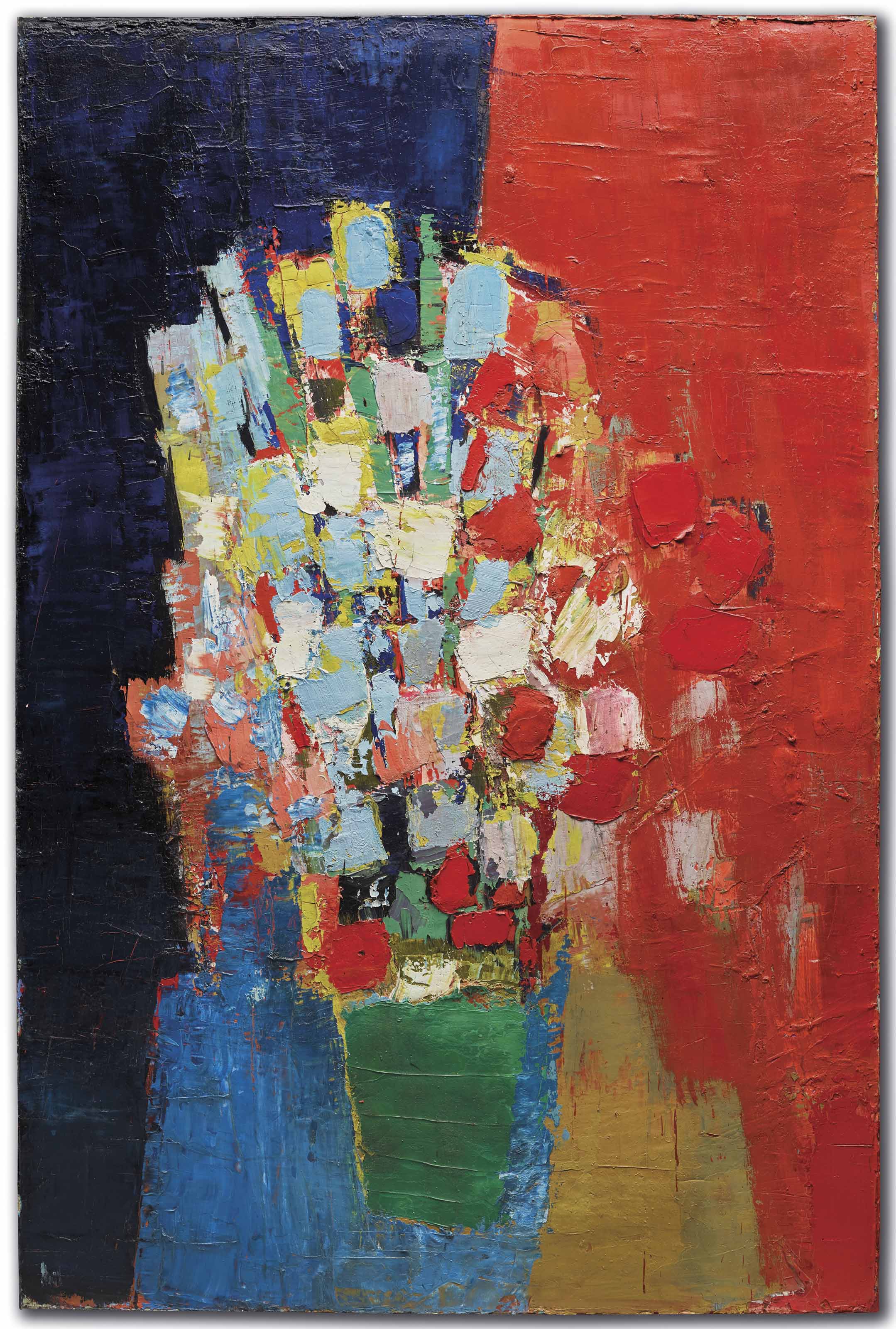 Nicolas De Staël 1914 1955 Fleurs 1950s Paintings