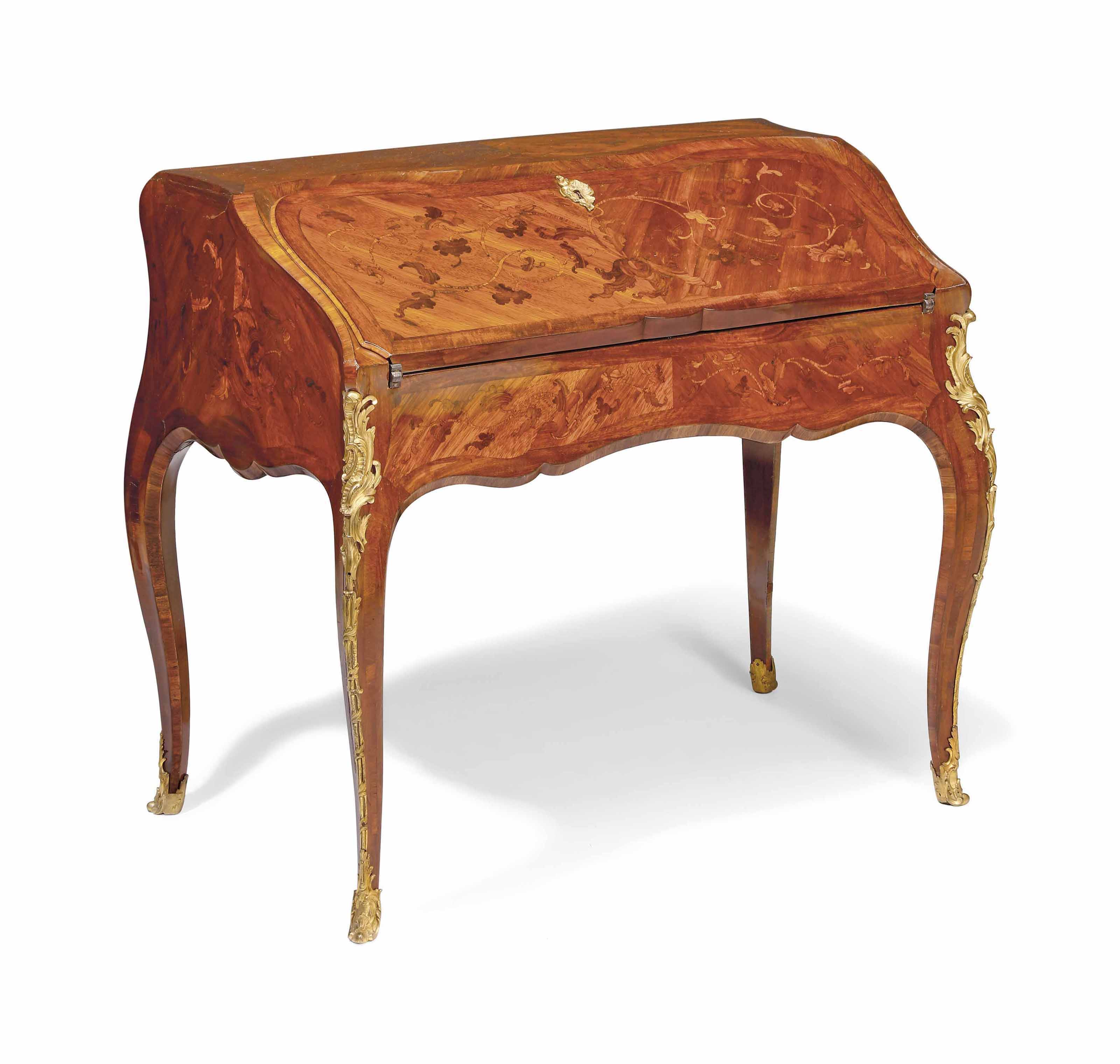 Bureau De Pente D Epoque Louis Xv Milieu Du Xviiie Siecle Mid