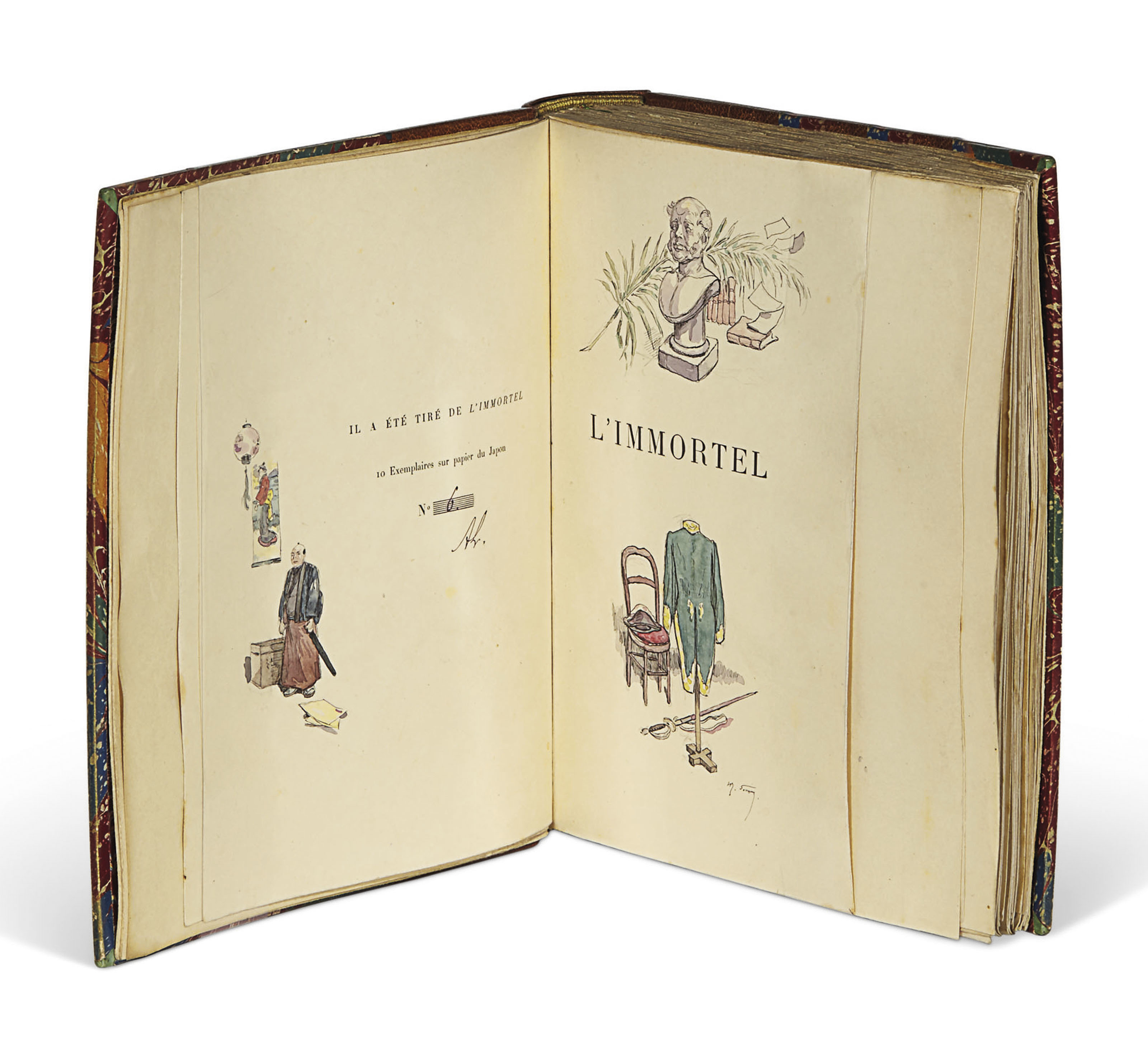 Somm Francois Clement Sommier Dit Henry 1844 1907 Daudet Alphonse 1840 1897 L Immortel MÅurs Parisiennes Paris A Lemerre 1888 Christie S