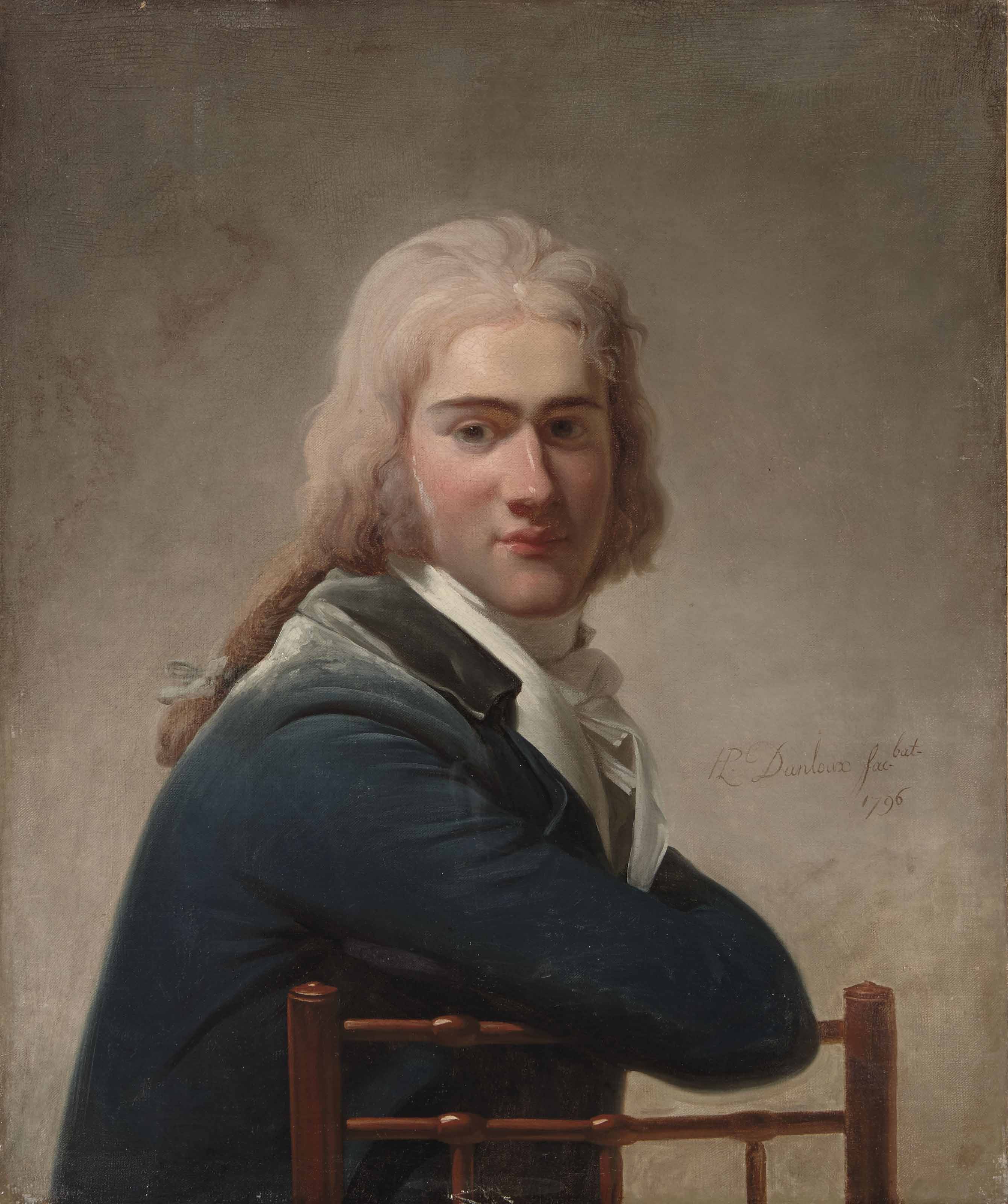 HENRIPIERRE DANLOUX (PARIS 17531809) , Portrait du jeune De Vignier
