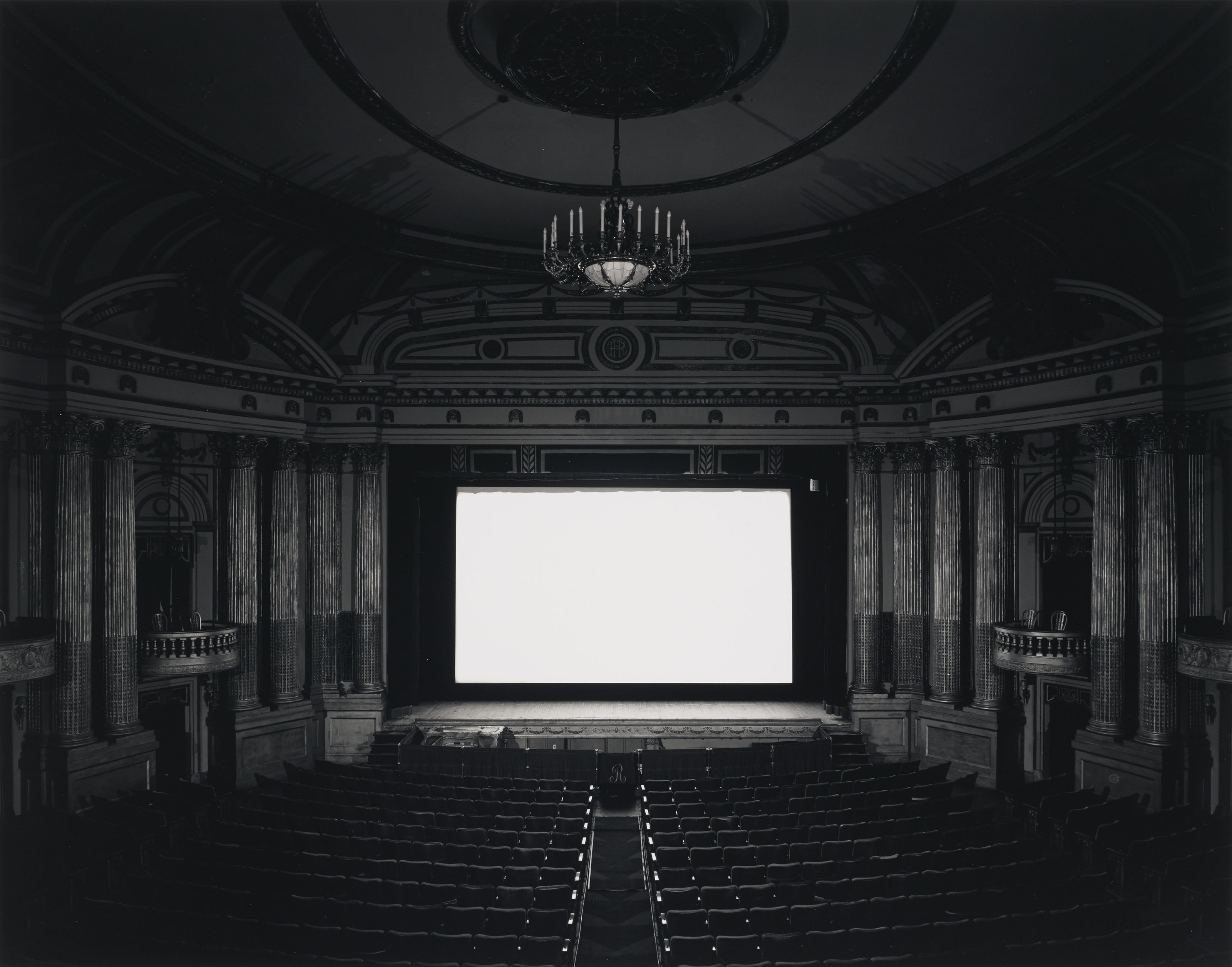 Hiroshi Sugimoto (Born in 1948), Al Ringling Theater, Baraboo, 1995. Fitting: 50.8 x 61.3  cm (20 x 24⅛  in) . Sold for €23,750 on 8 November 2018 at Christie’s in Paris