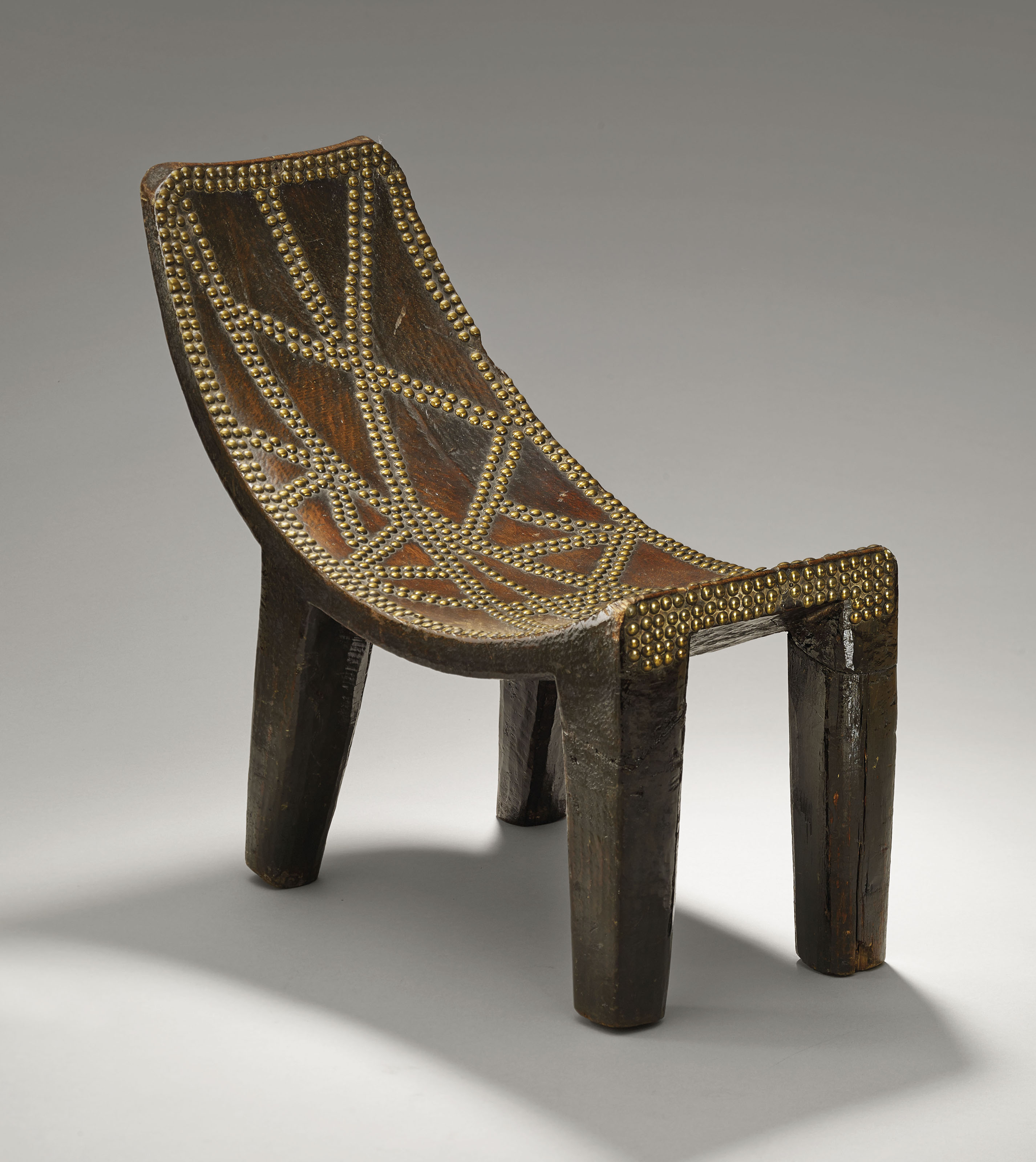 A Ngombe stool, Congo. Height: 42  cm (16&frac12;  in). Estimate: &euro;20,000-30,000. This lot is offered in Masterpieces of African and Oceanic Art from the Adolphe Stoclet Collection&nbsp;on October 30 2018 at Christie&rsquo;s in Paris