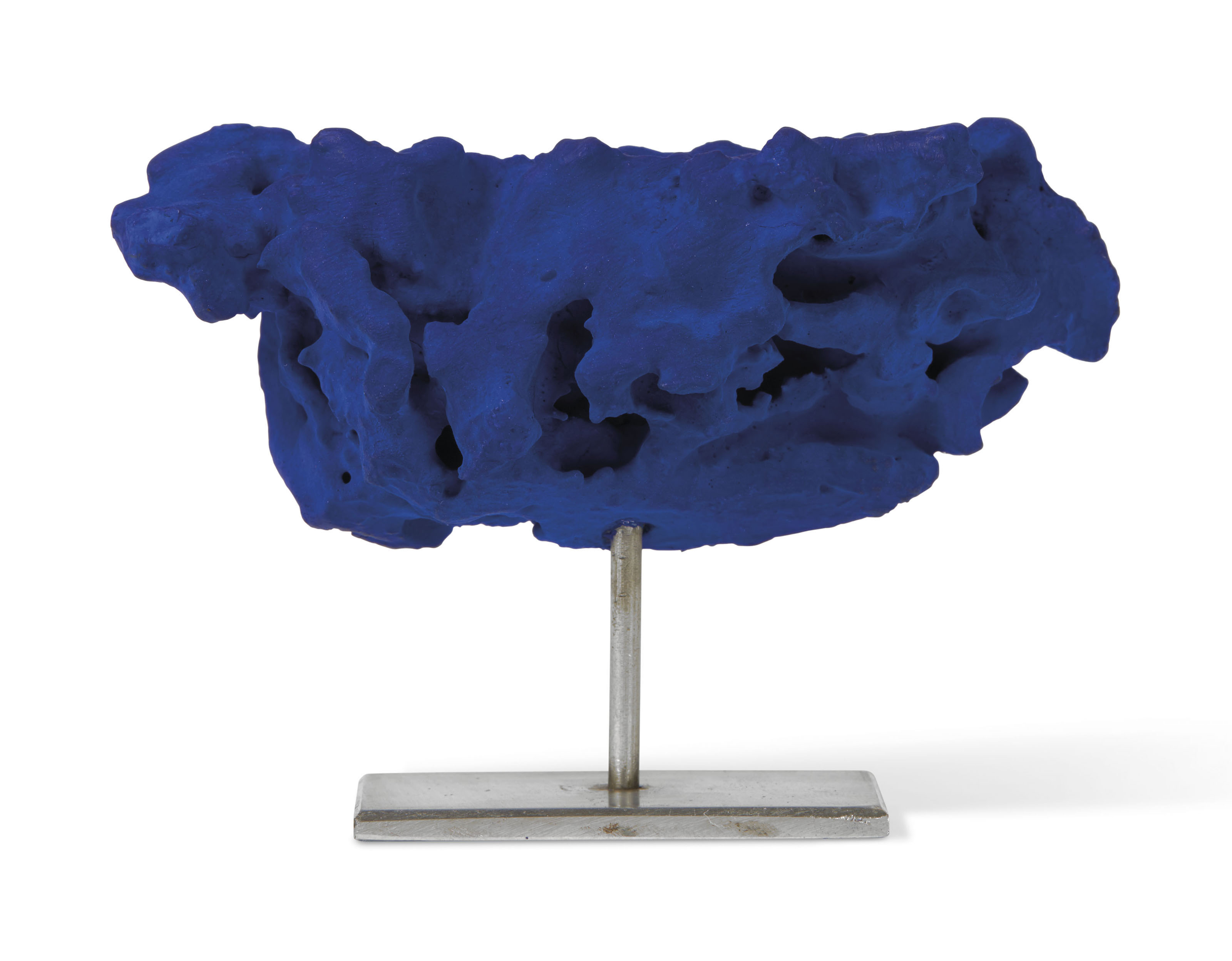 YVES KLEIN (19281962) , Sculpture Eponge bleue sans titre, (SE 99) Christie's