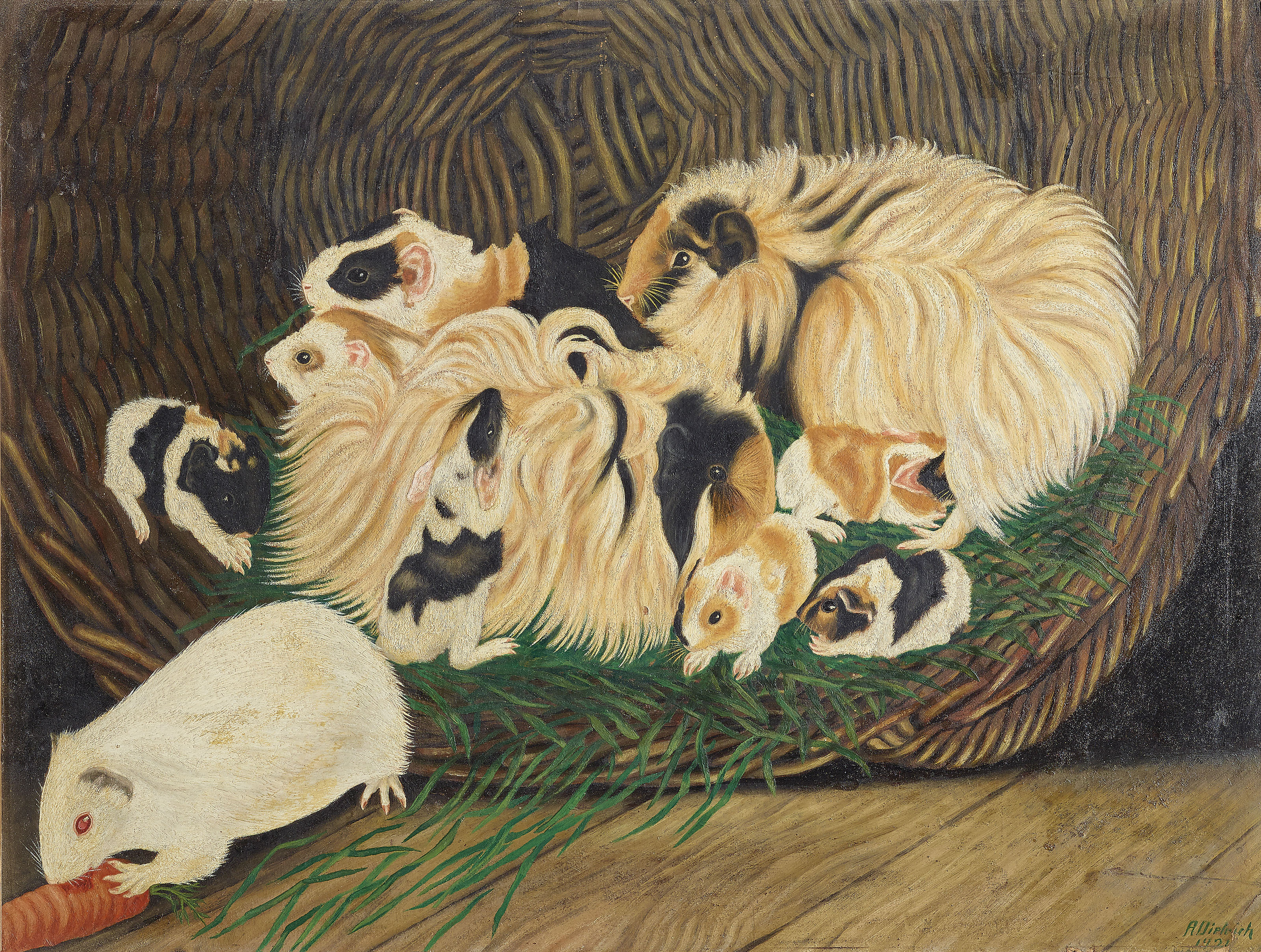 Adolf Dietrich 29 Kunstwerke Malerei