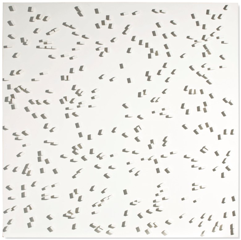 Herman de Vries (b. 1931), V70-27B, 1970. 100 x 100 cm. Estimate €30,000-50,000. Offered in Post-War & Contemporary Art, 30 April-1 May 2019 at Christie’s in Amsterdam