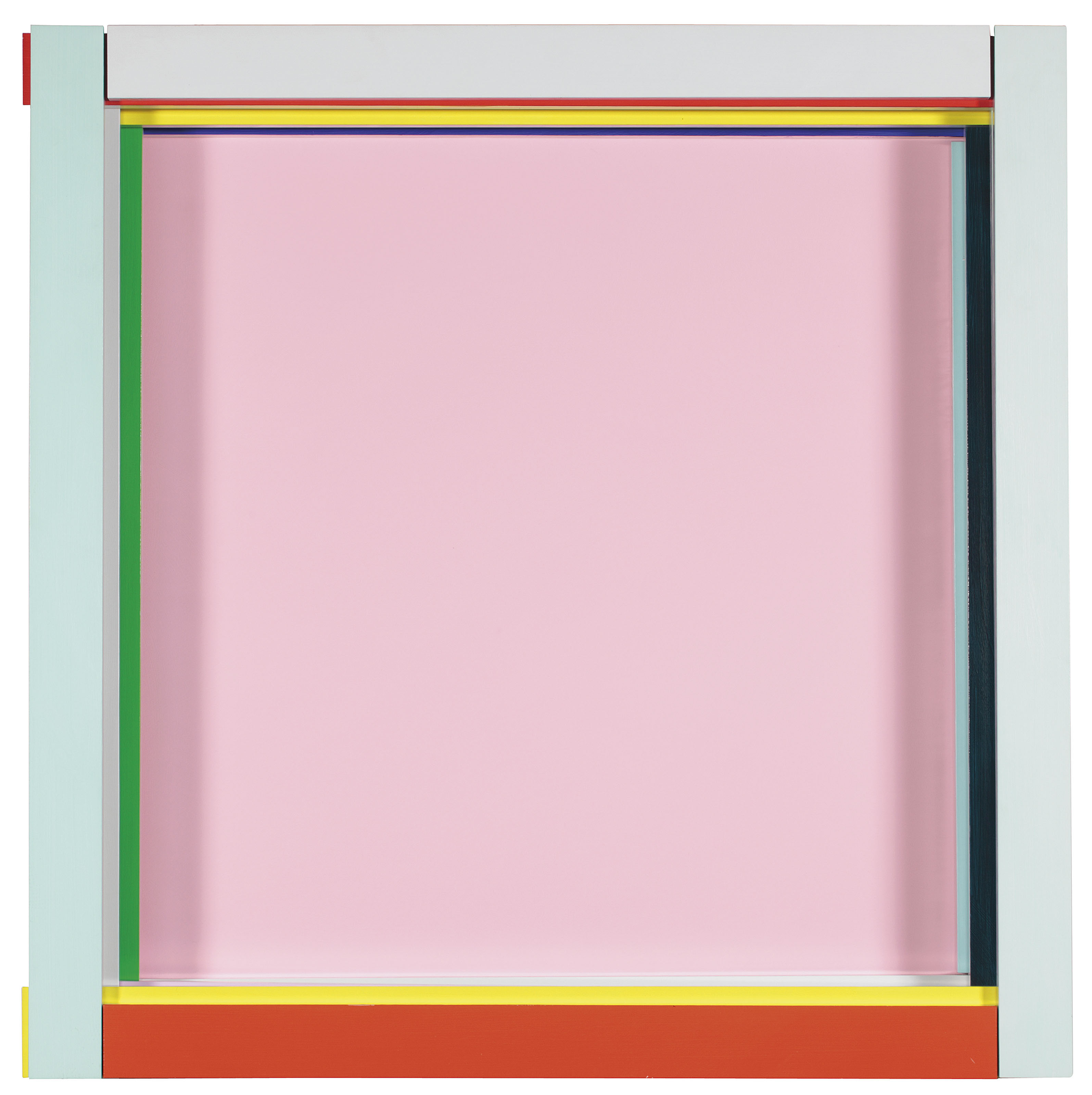Imi Knoebel (b. 1940), Stand by Me, 1993. Acrylic and aluminium on plywood. 116 x 116 x 13.5 cm. Estimate: &euro;65,000-85,000. Offered in Post-War &amp; Contemporary Art on 25-26 November 2019 at Christie&rsquo;s in Amsterdam