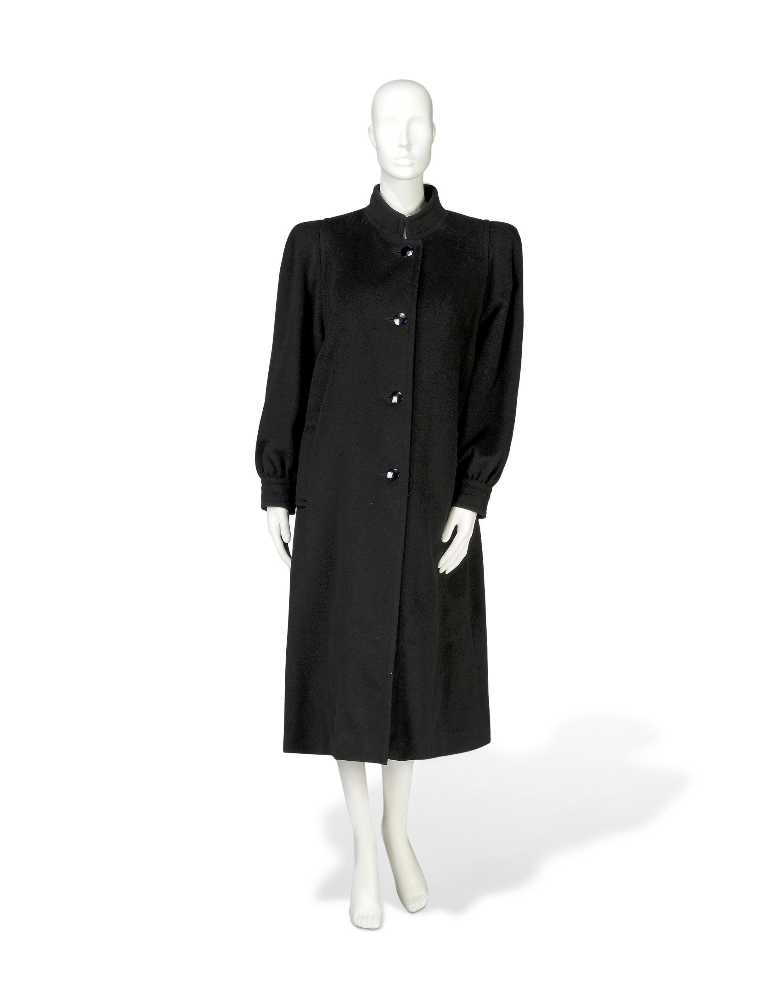 THREE WINTER COATS AND A PAIR OF HIGH BOOTS, AQUASCUTUM AND JEAN