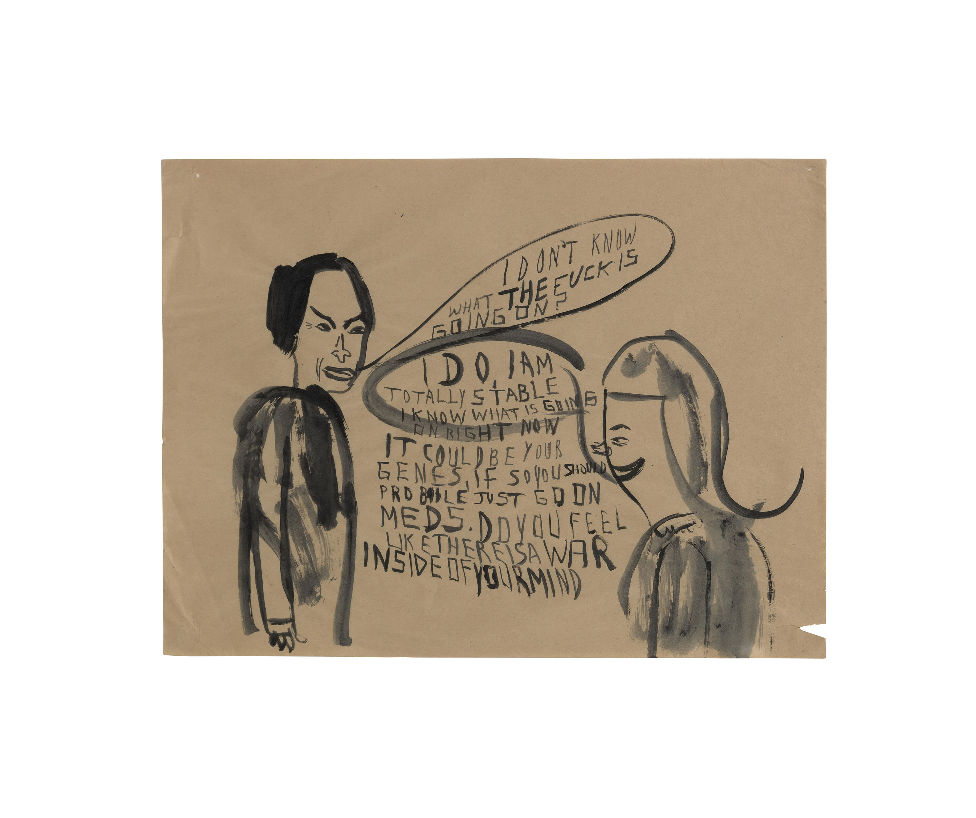 CHRIS JOHANSON (B. 1968), Untitled (I Don't Know What the
