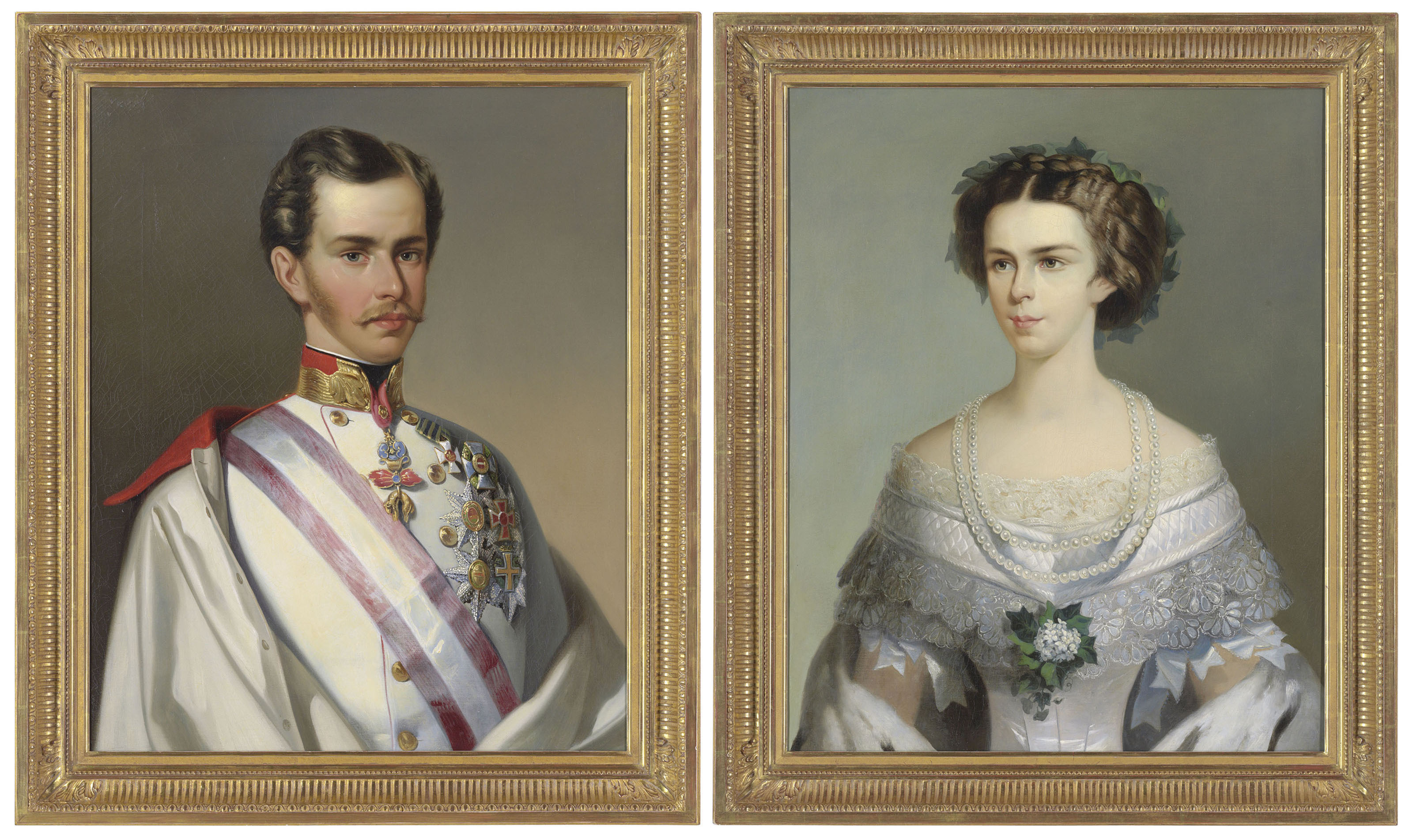 Austrian School, 19th century , Portrait of Emperor Franz Joseph of