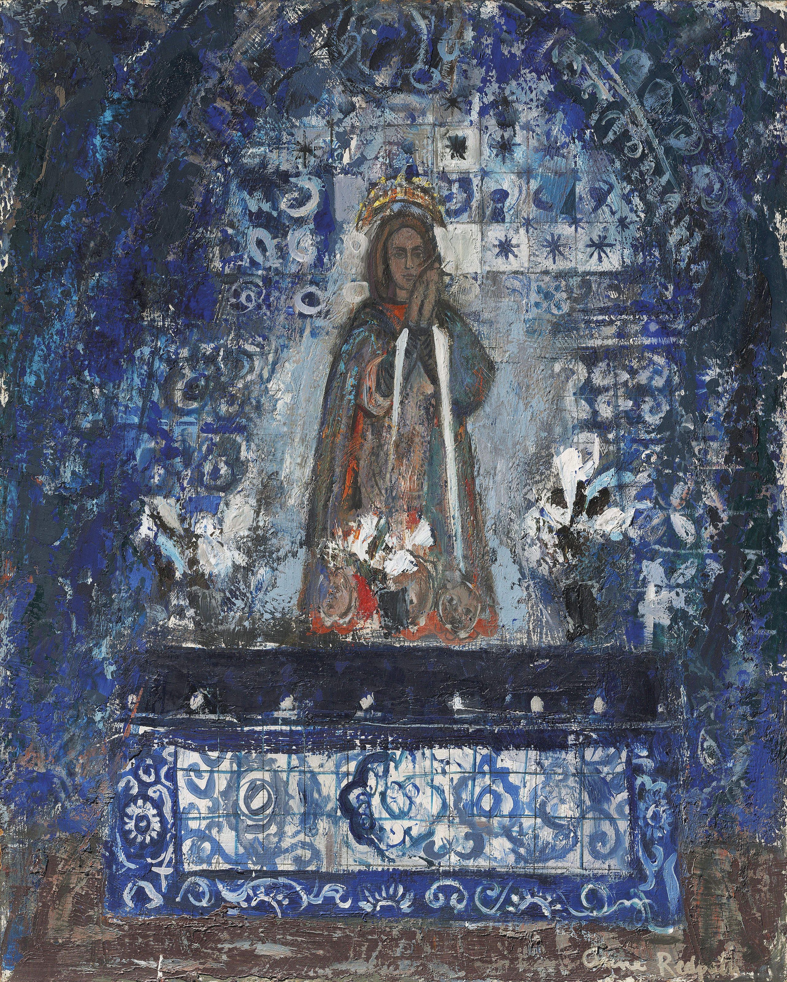 Anne Redpath, R.A. (1895-1965), Chapel Nazare. 30 x 24  in (76.2 x 61  cm). Estimate: &pound;15,000-25,000. Offered in Modern | British &amp; Irish Art&nbsp;on 9 April 2019 at Christie&rsquo;s in London