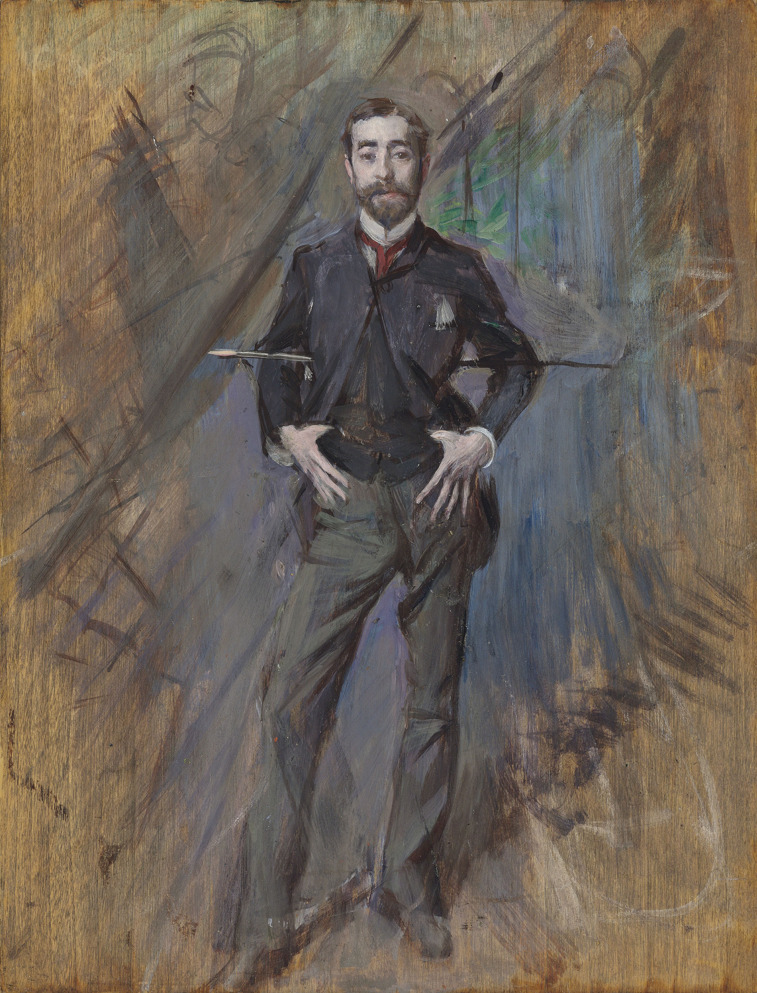 Giovanni Boldini 1842 1931 Portrait Of John Singer Sargent