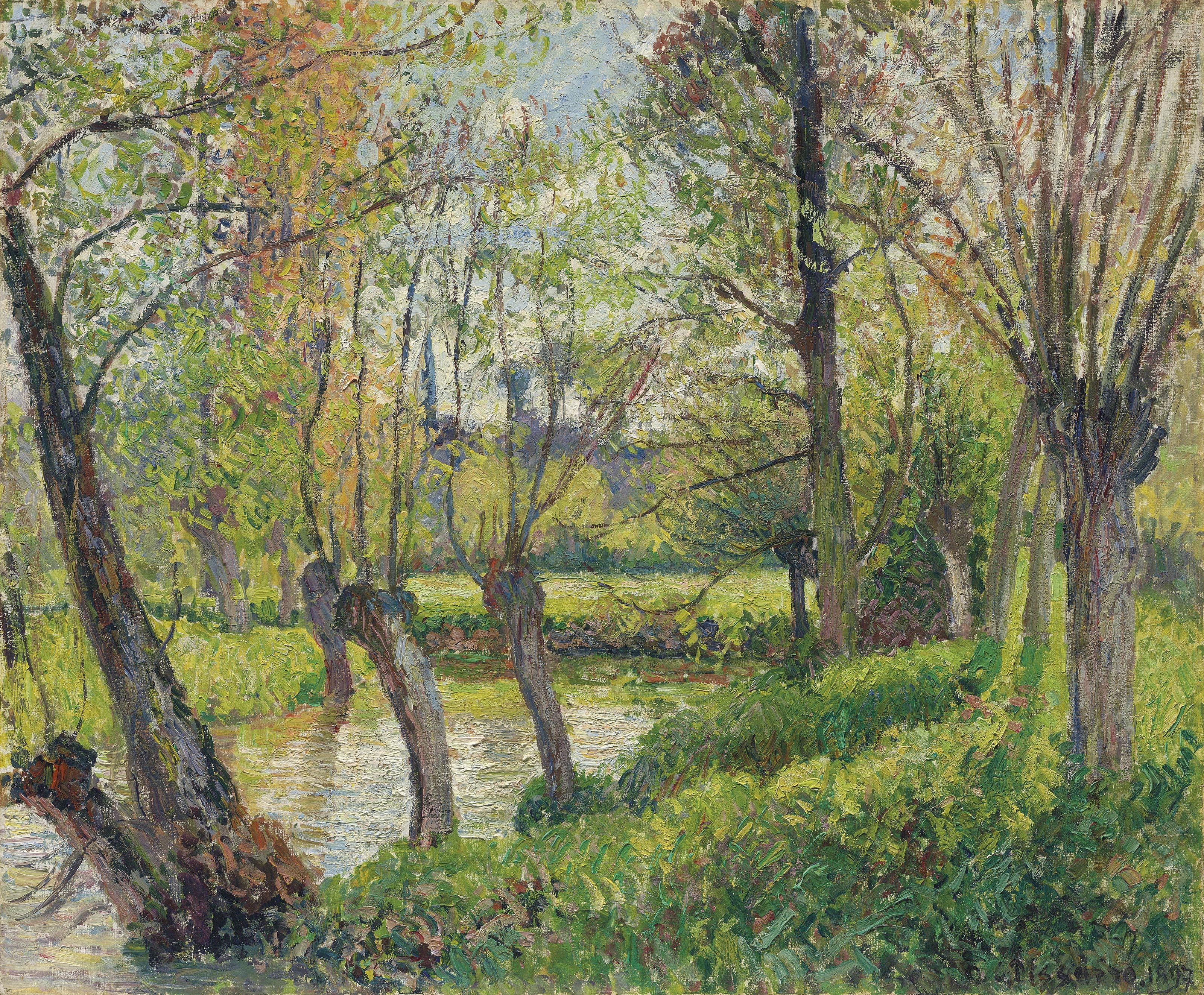 Rare Vintage 1944 Bonnard Landscape “Chemin Montant” French Art Print