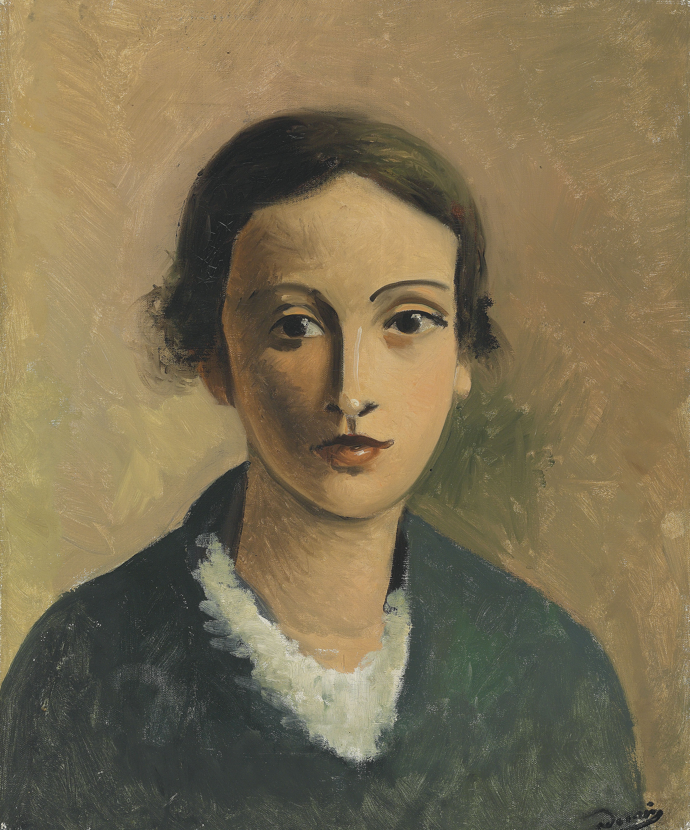 André Derain (1880-1954) , Portrait de Geneviève, nièce de l'artiste ...