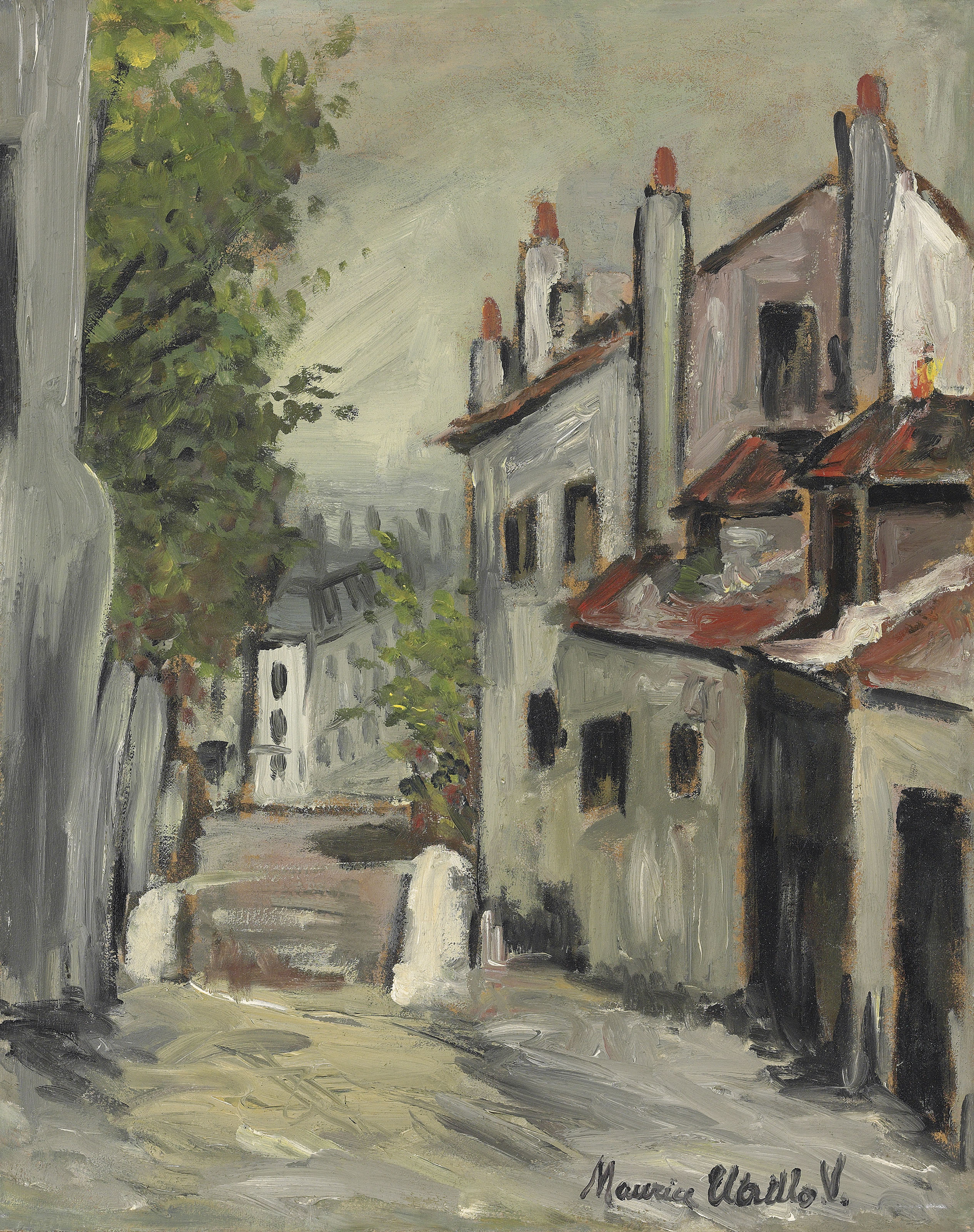 Maurice Utrillo (1883-1955), Le Lapin Agile à Montmartre | Christie's